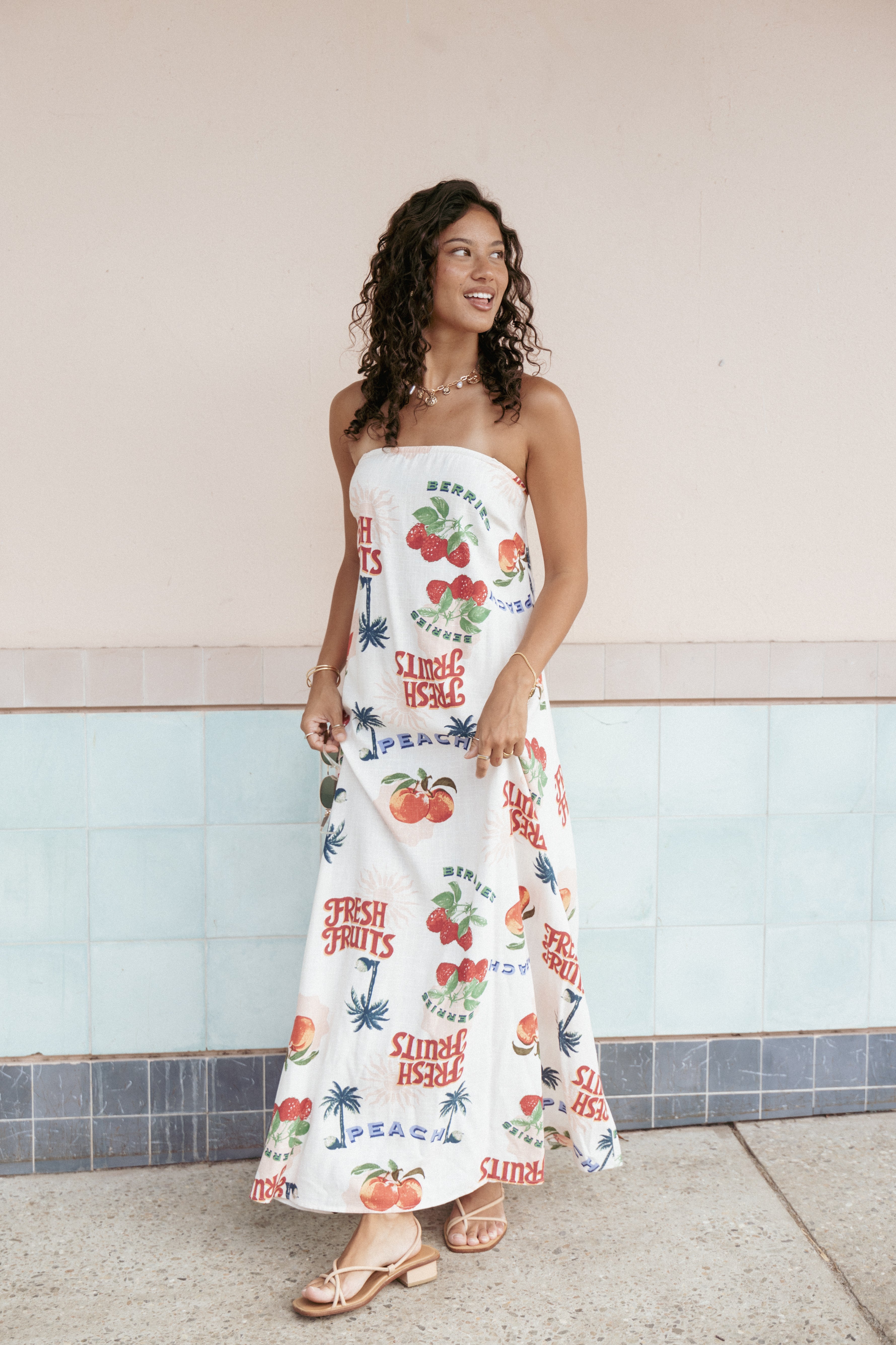 Valencia Maxi Dress - Tutti Fruiti