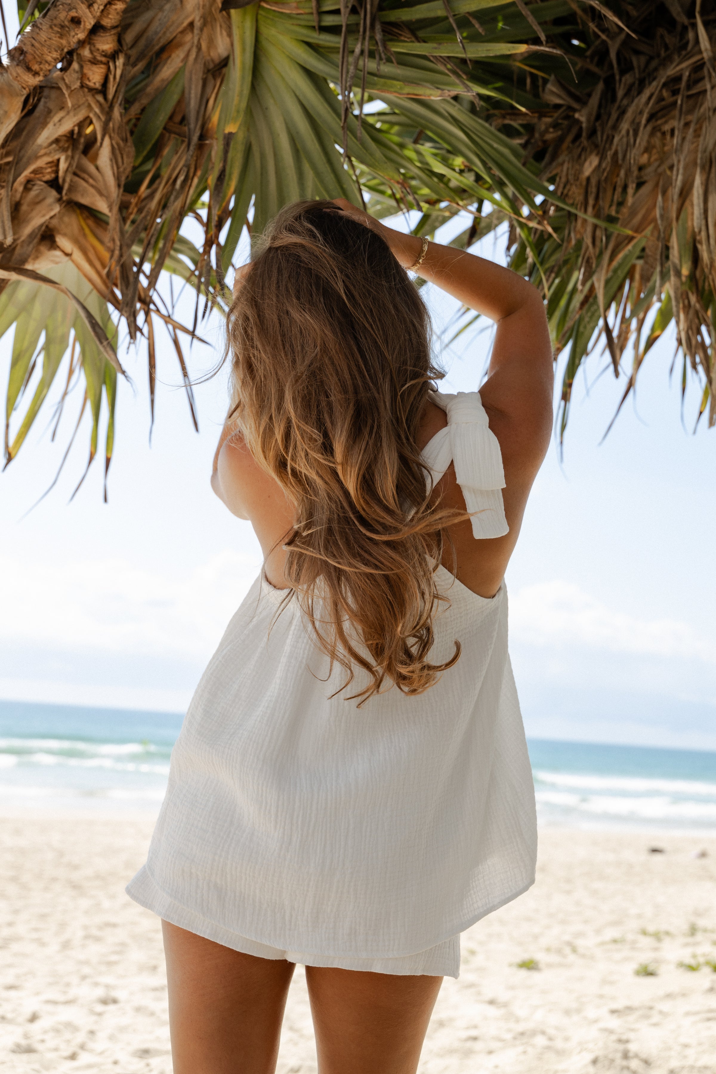 Esmea One Shoulder Top - White