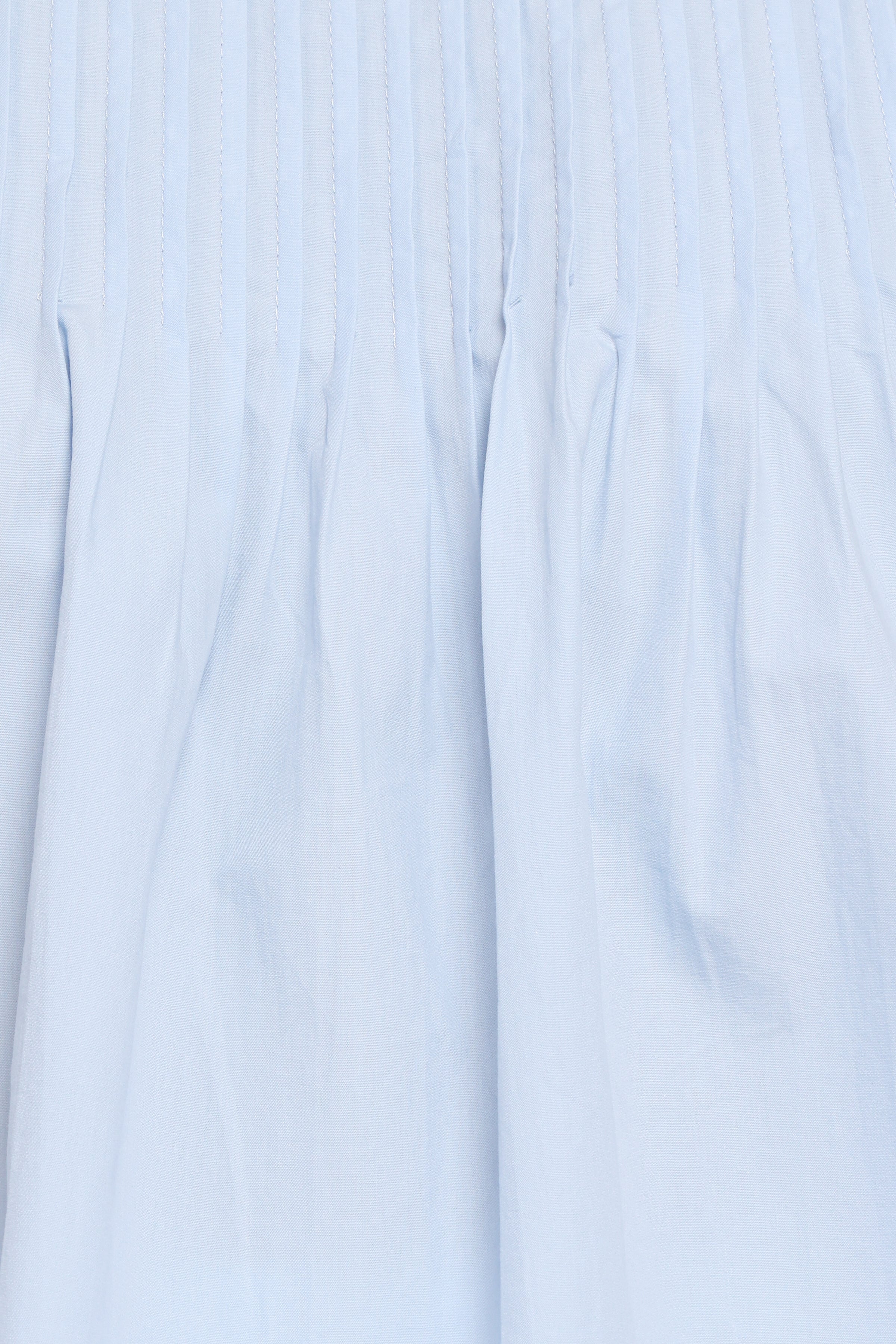 Abbot Pleated Top - Blue