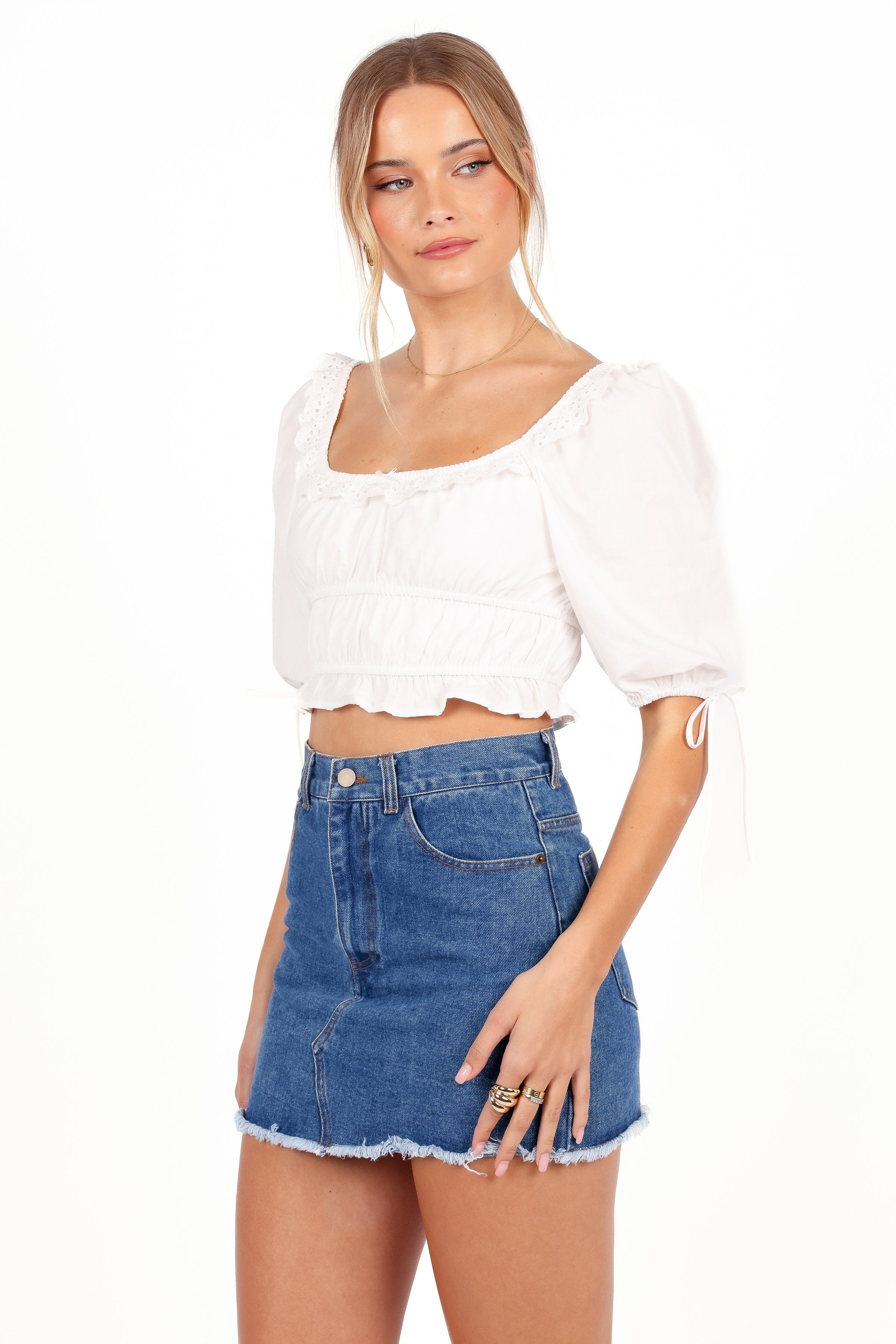 Abigail Top - White