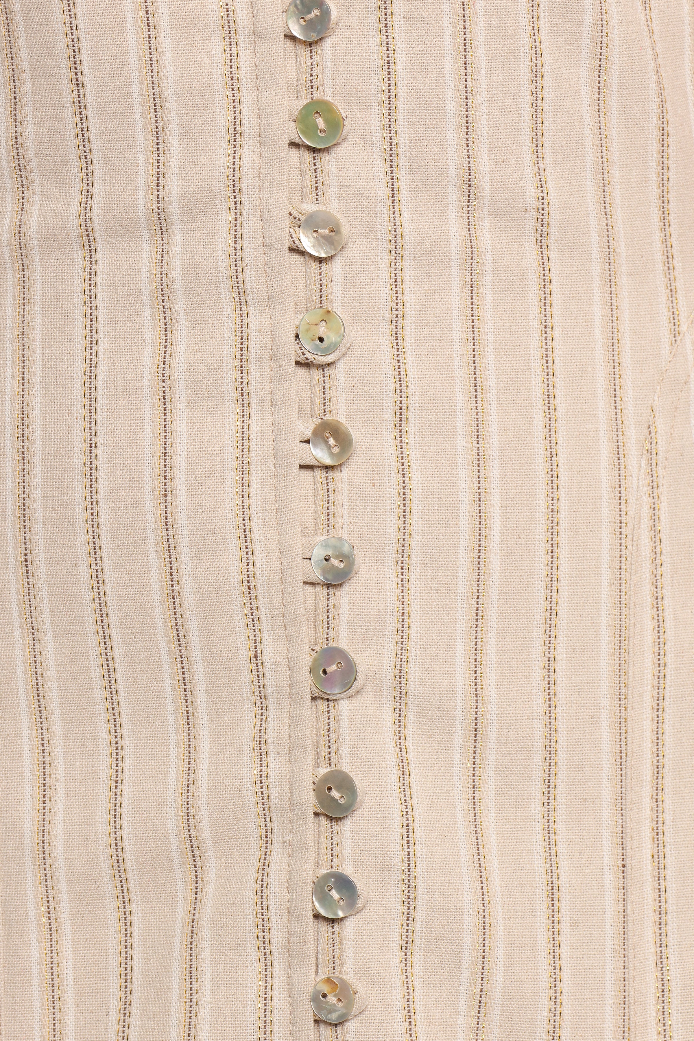 Aisling Midi Dress - Beige Gold