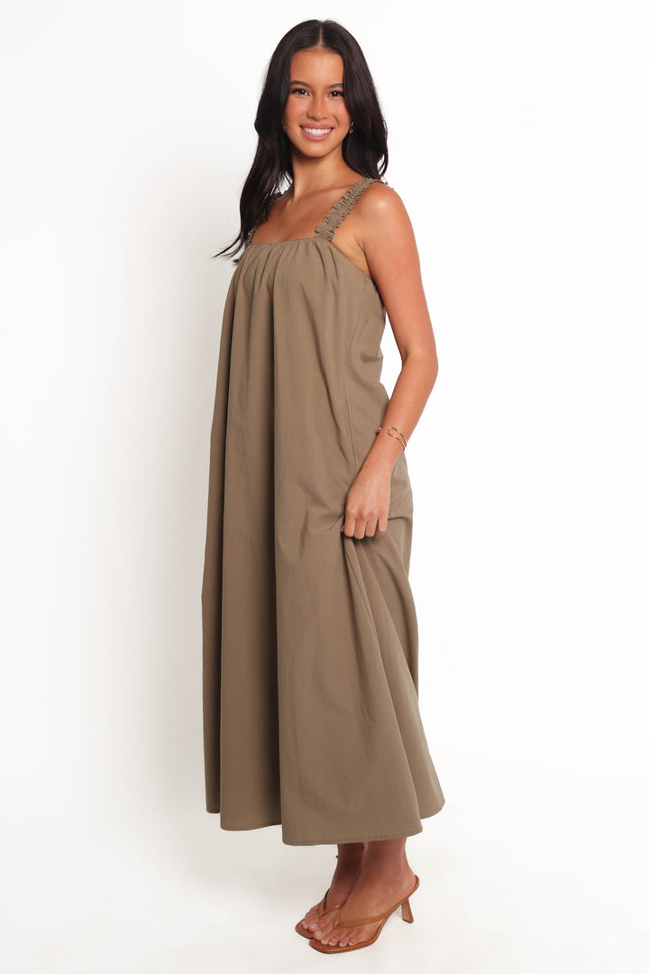 Alessandra Maxi Dress - Olive - Image 4