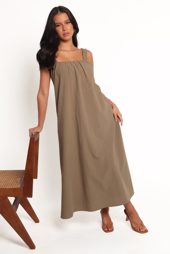 Alessandra Maxi Dress - Olive - Image 3