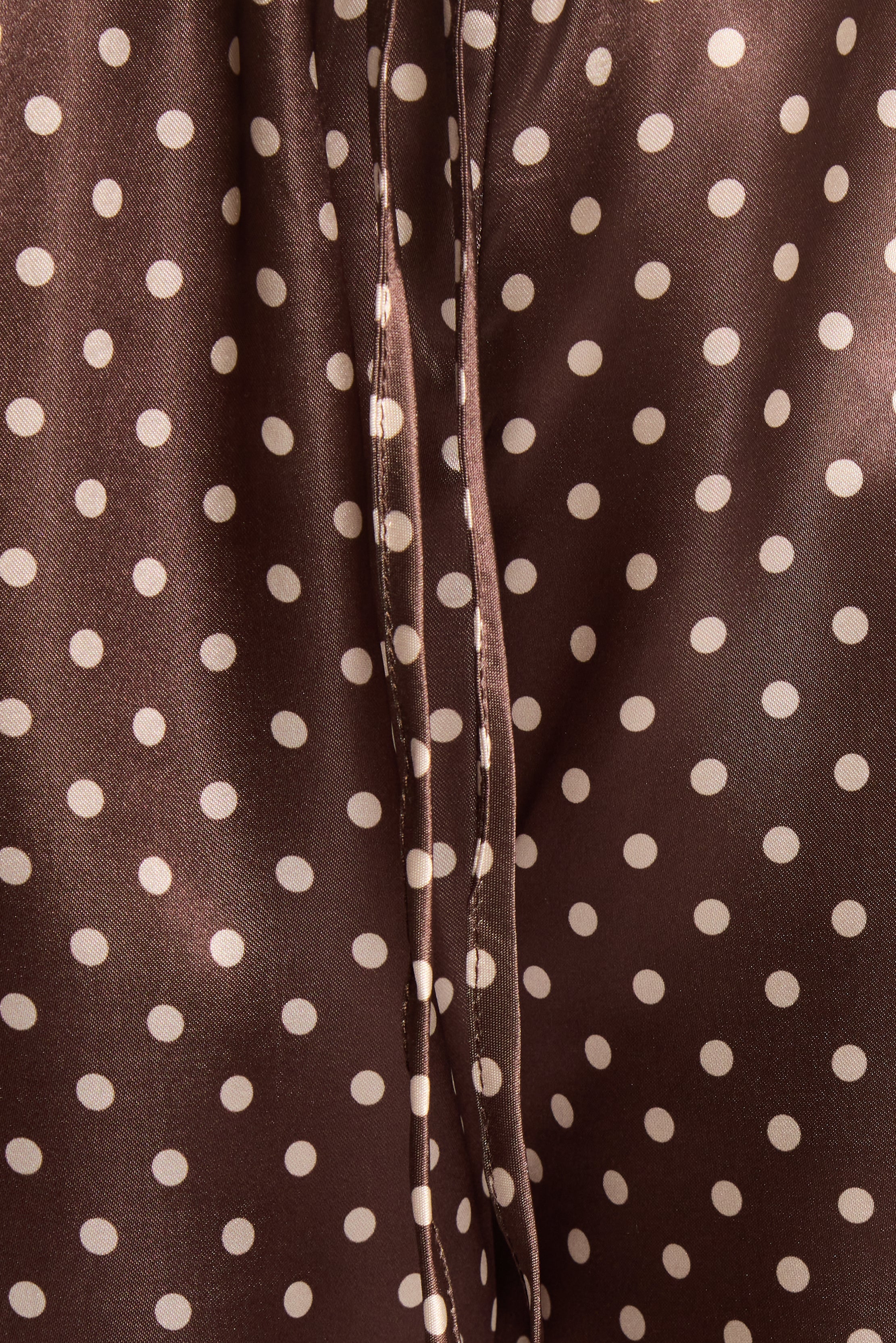 Alima Pants - Brown Polka Dot