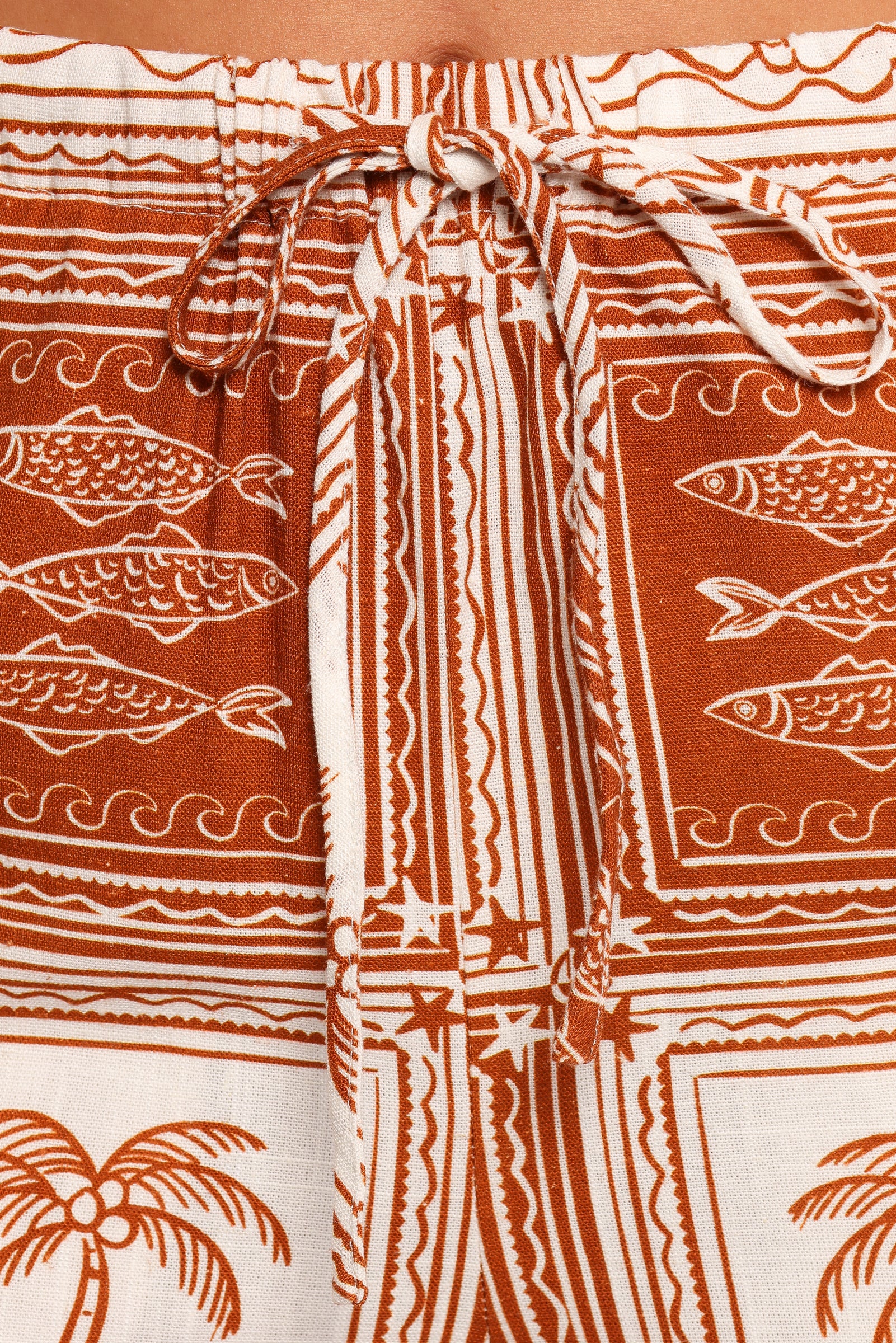 Alya Wide Leg Pants - Kohana Print