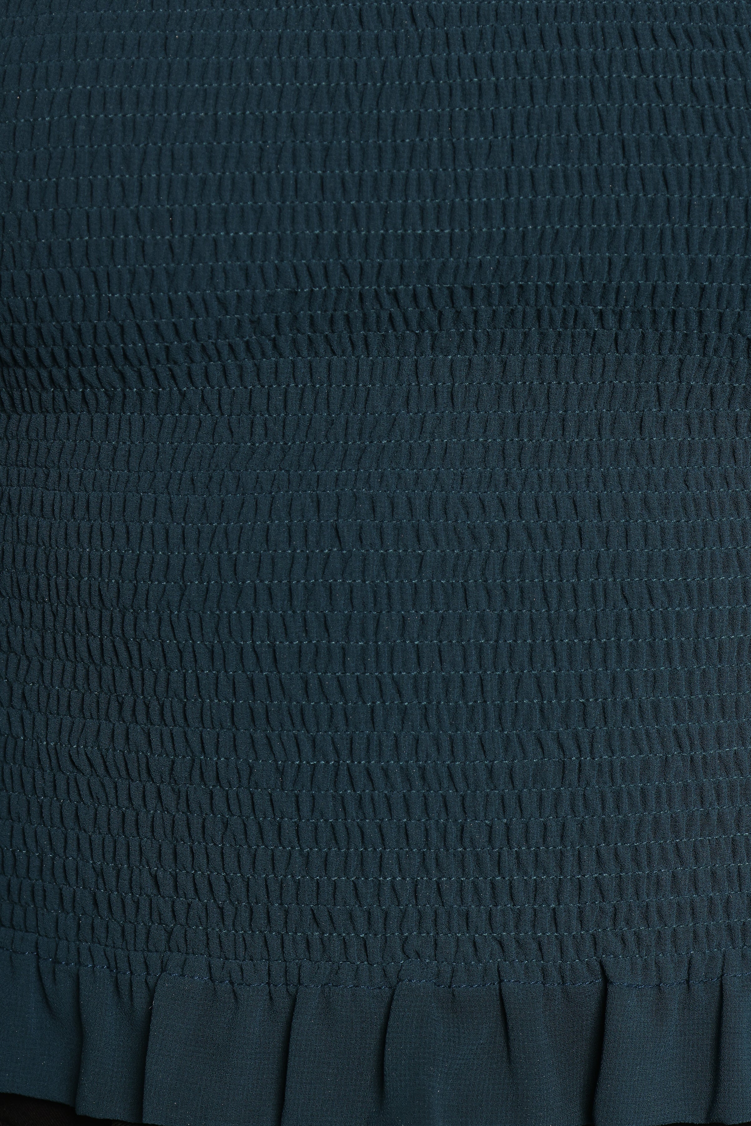 Aranha Sheer Sleeve Top - Dark Blue