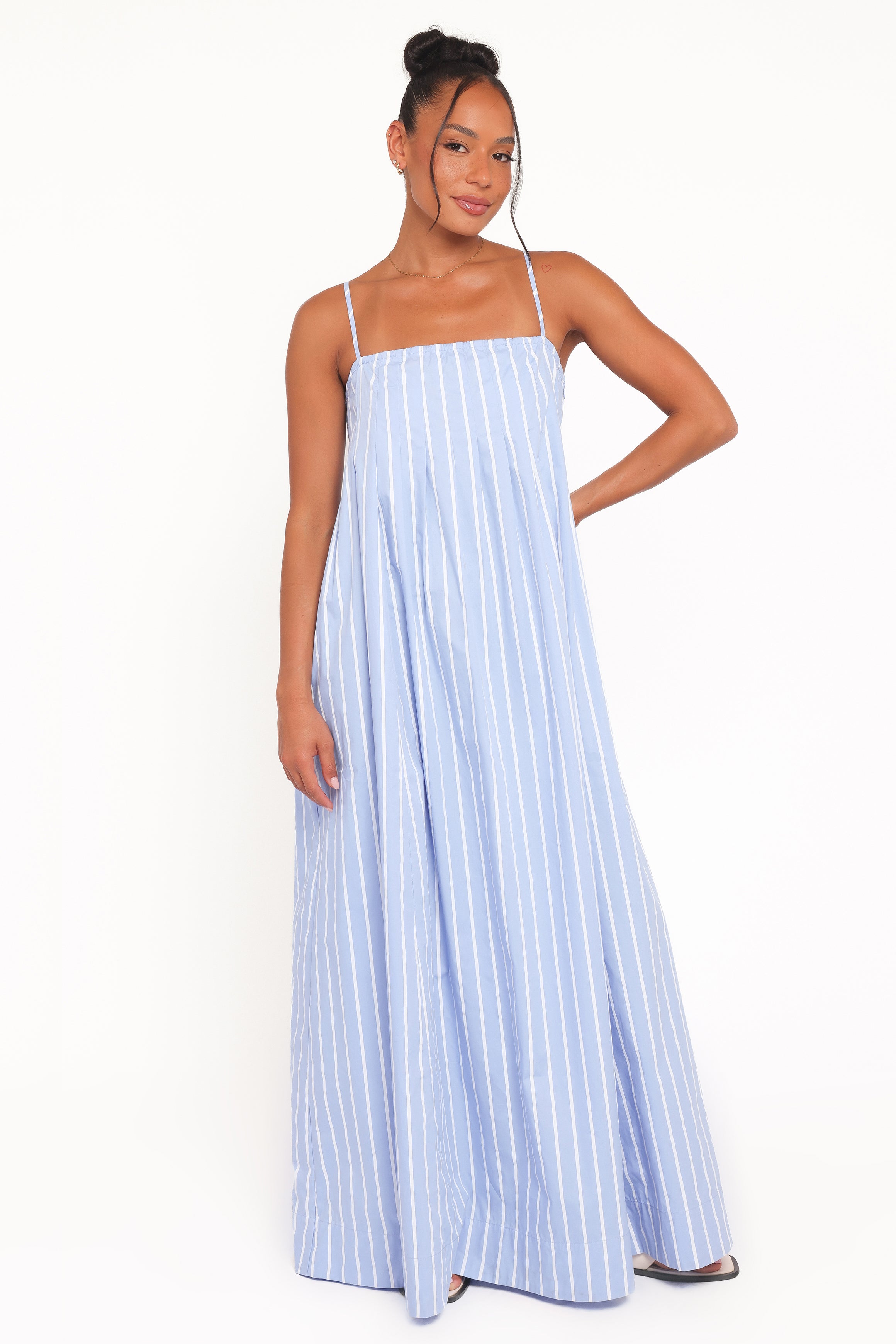 Arletta Maxi Dress - Blue Stripe
