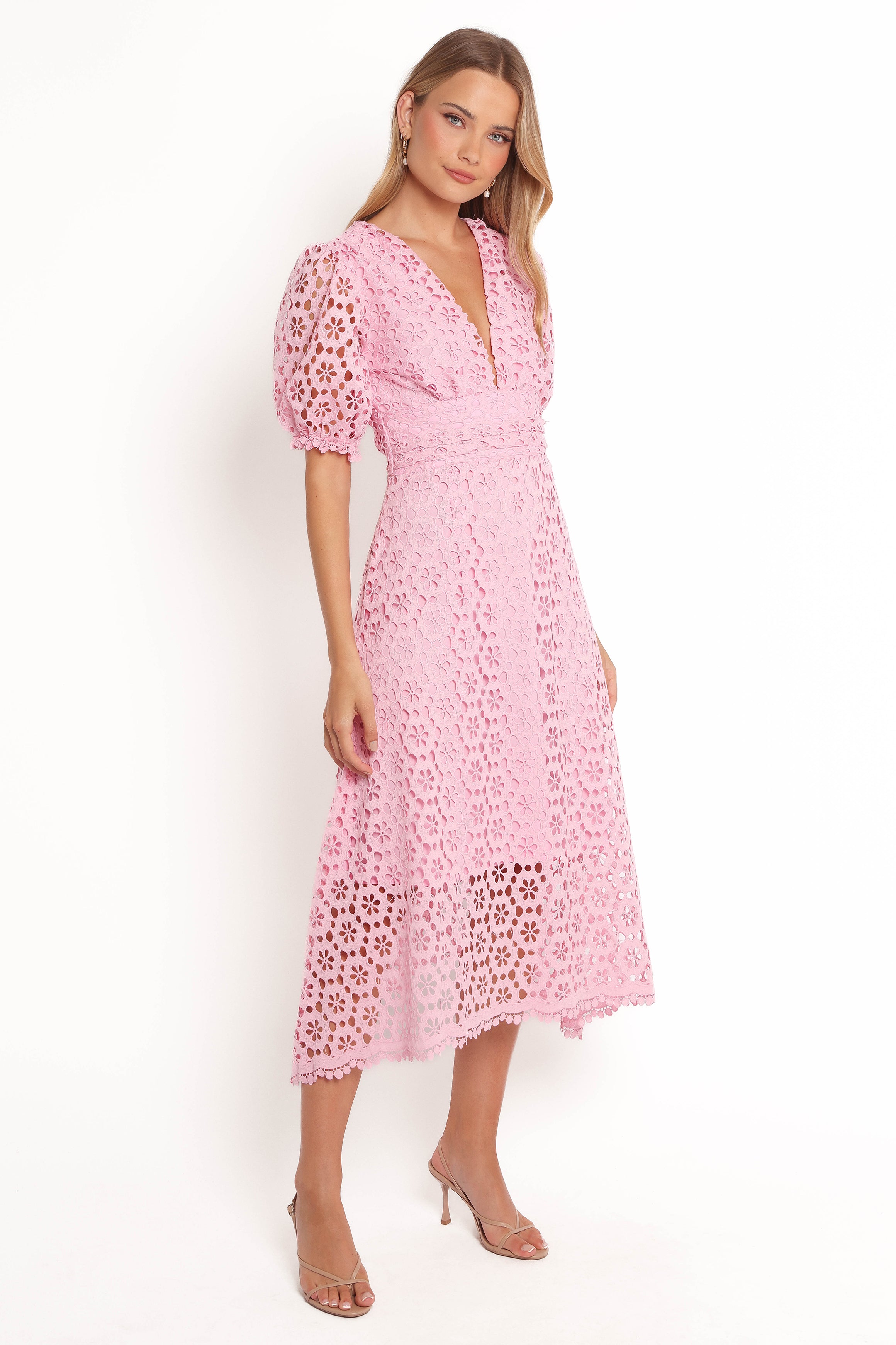Arlington Midi Dress - Pink
