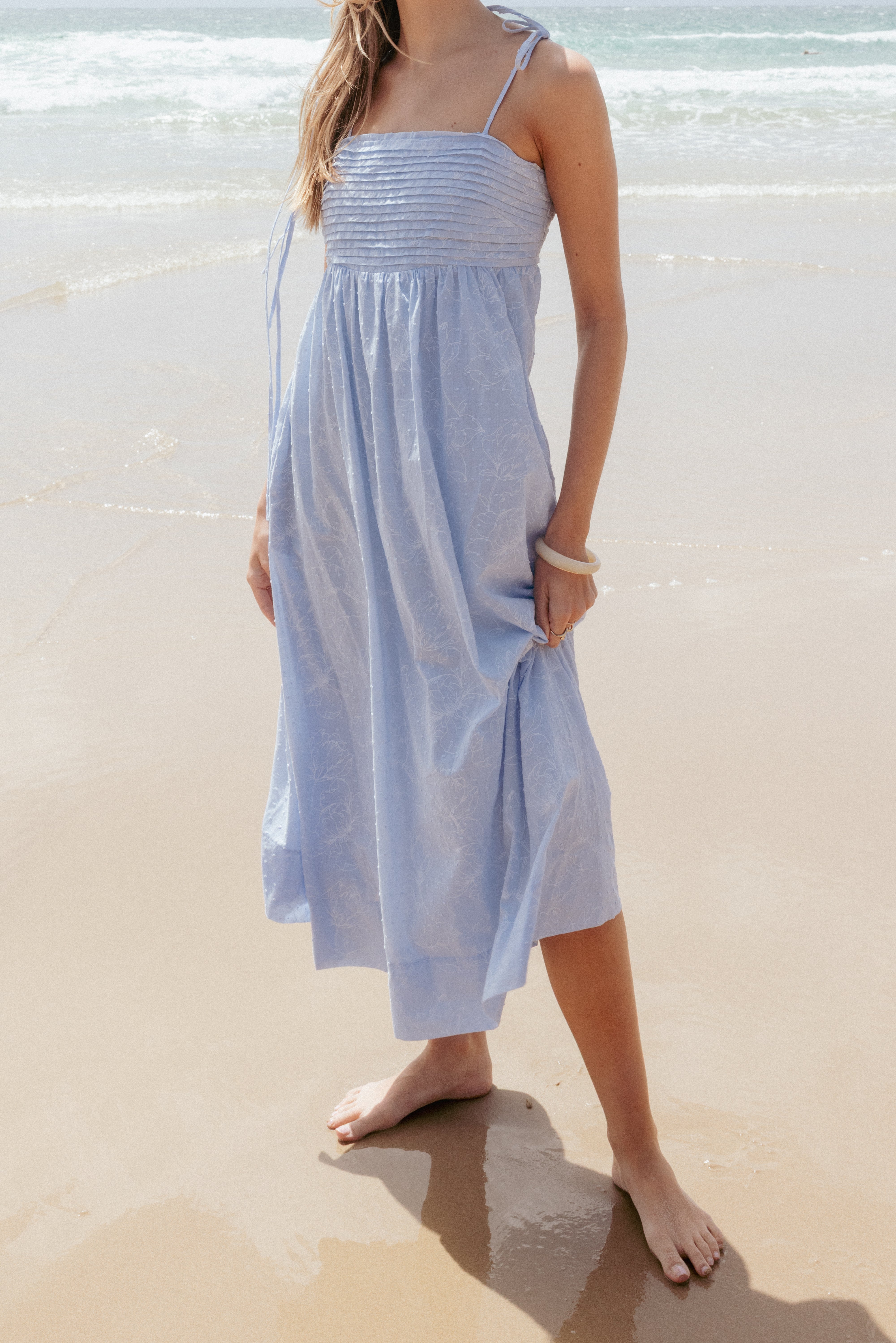 Ashtyn Maxi Dress - Cornflower Blue