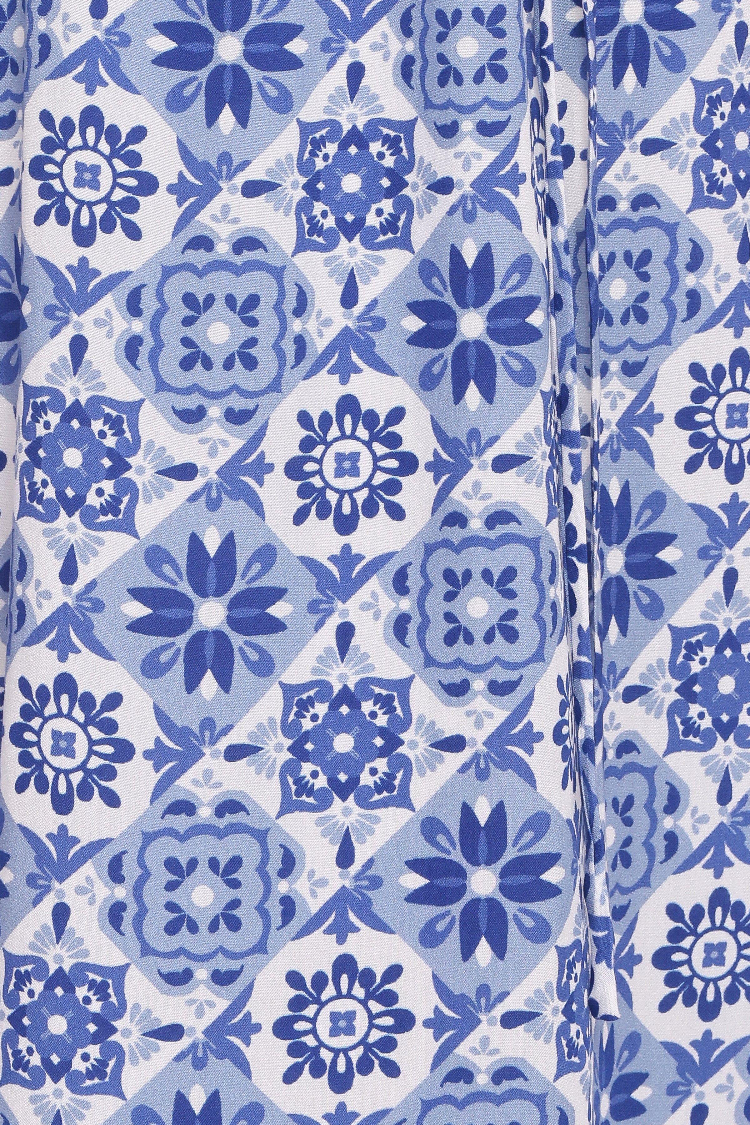 Aster Maxi Dress - Blue Tile