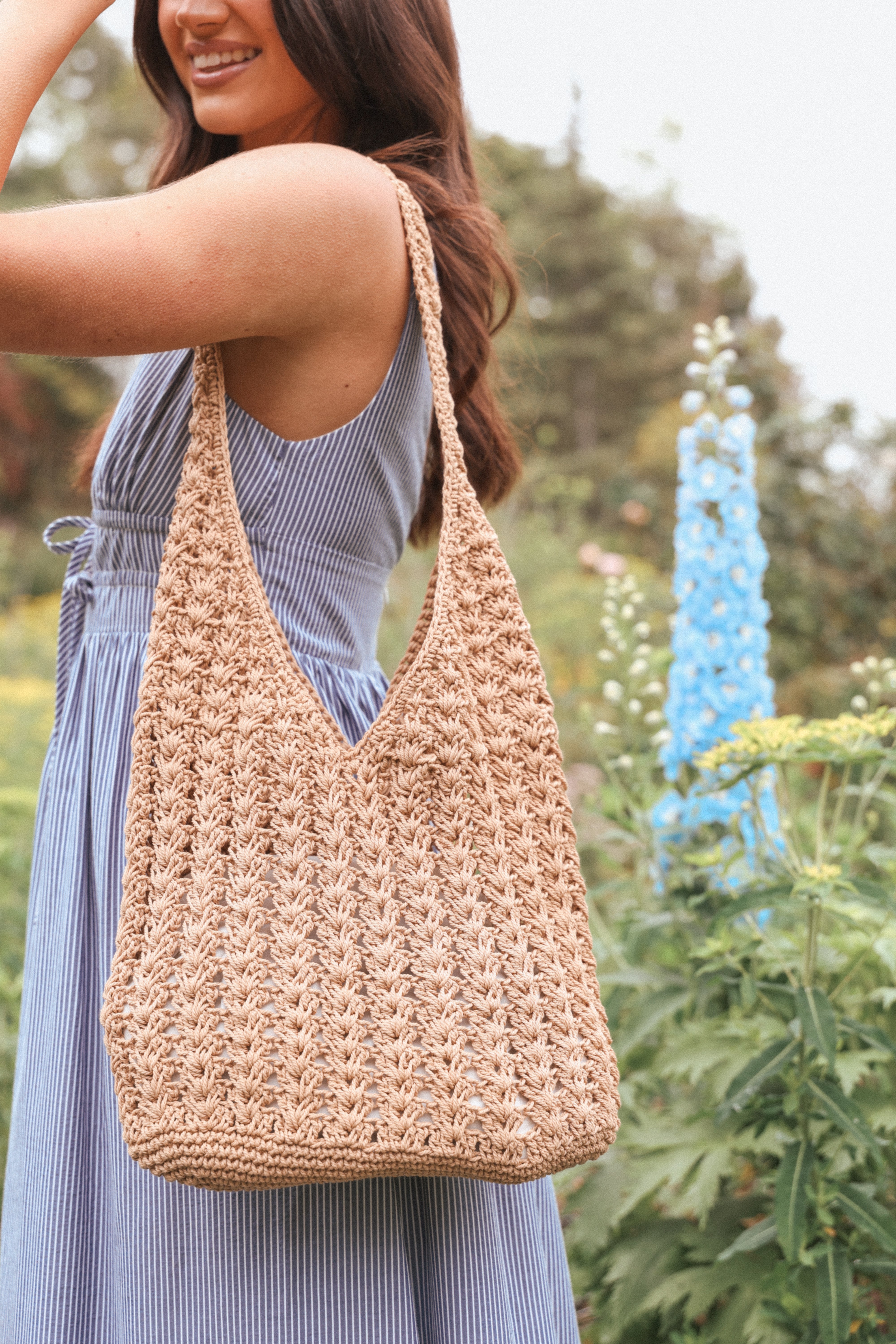Avery Woven Bag - Tan