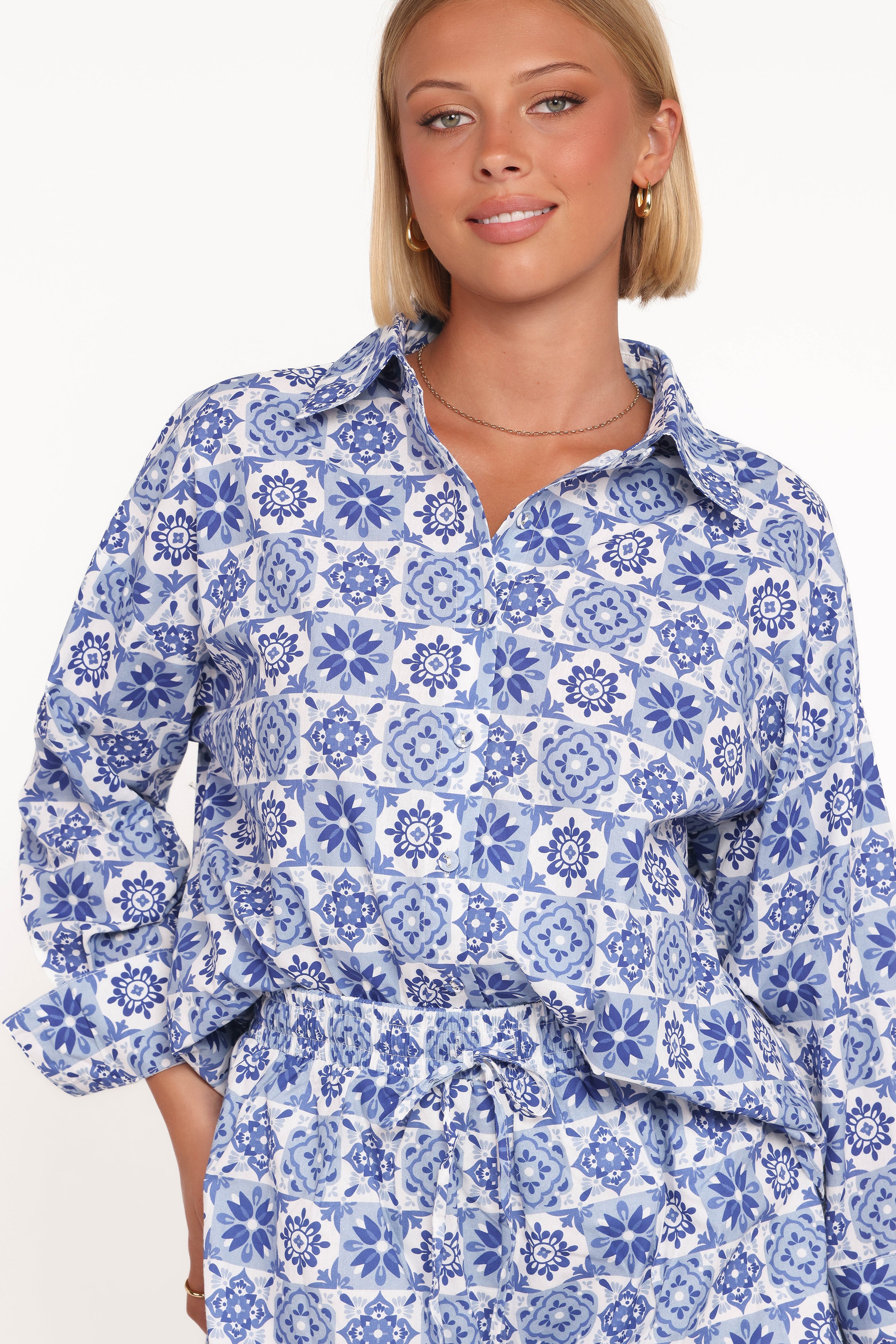 Banksie Short Set - Blue Tile