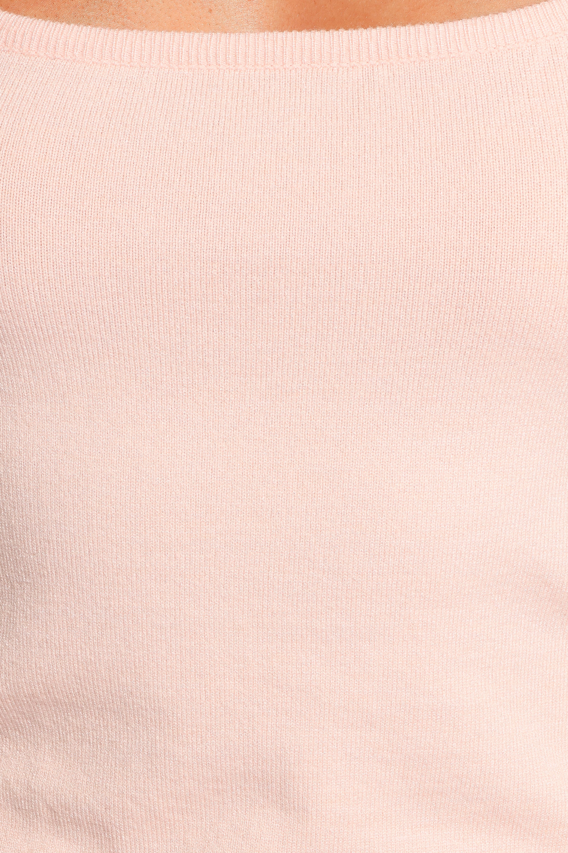 Beatrice Knitted Top - Peach