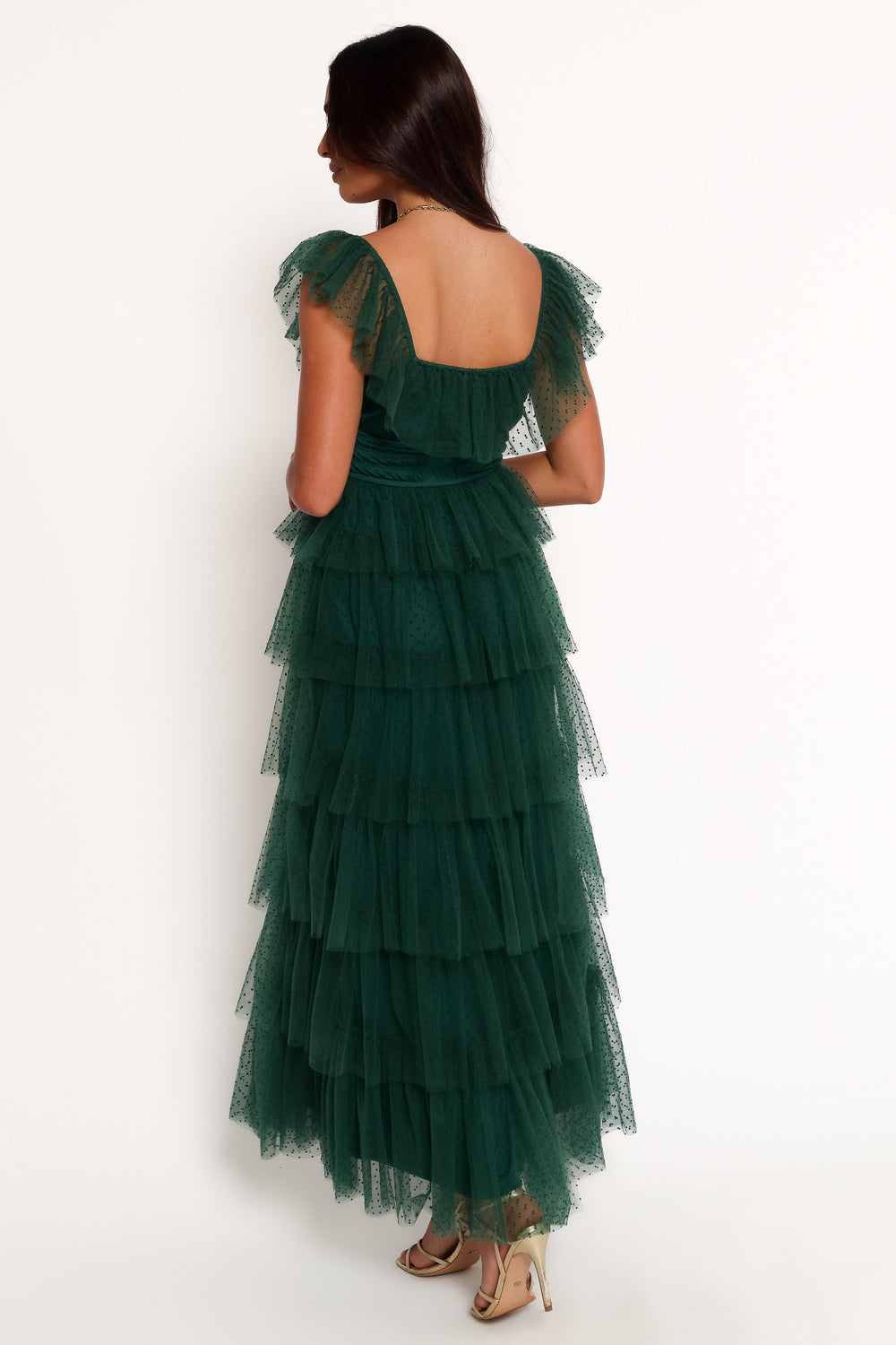 Belle Maxi Dress - Hunter Green - View 4 | Shop Formal Dress