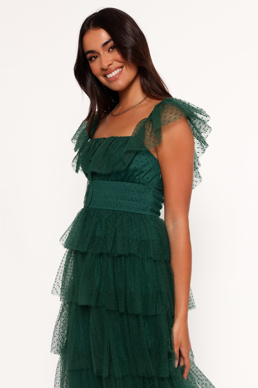 Belle Maxi Dress - Hunter Green - View 1 | Shop Formal Dress