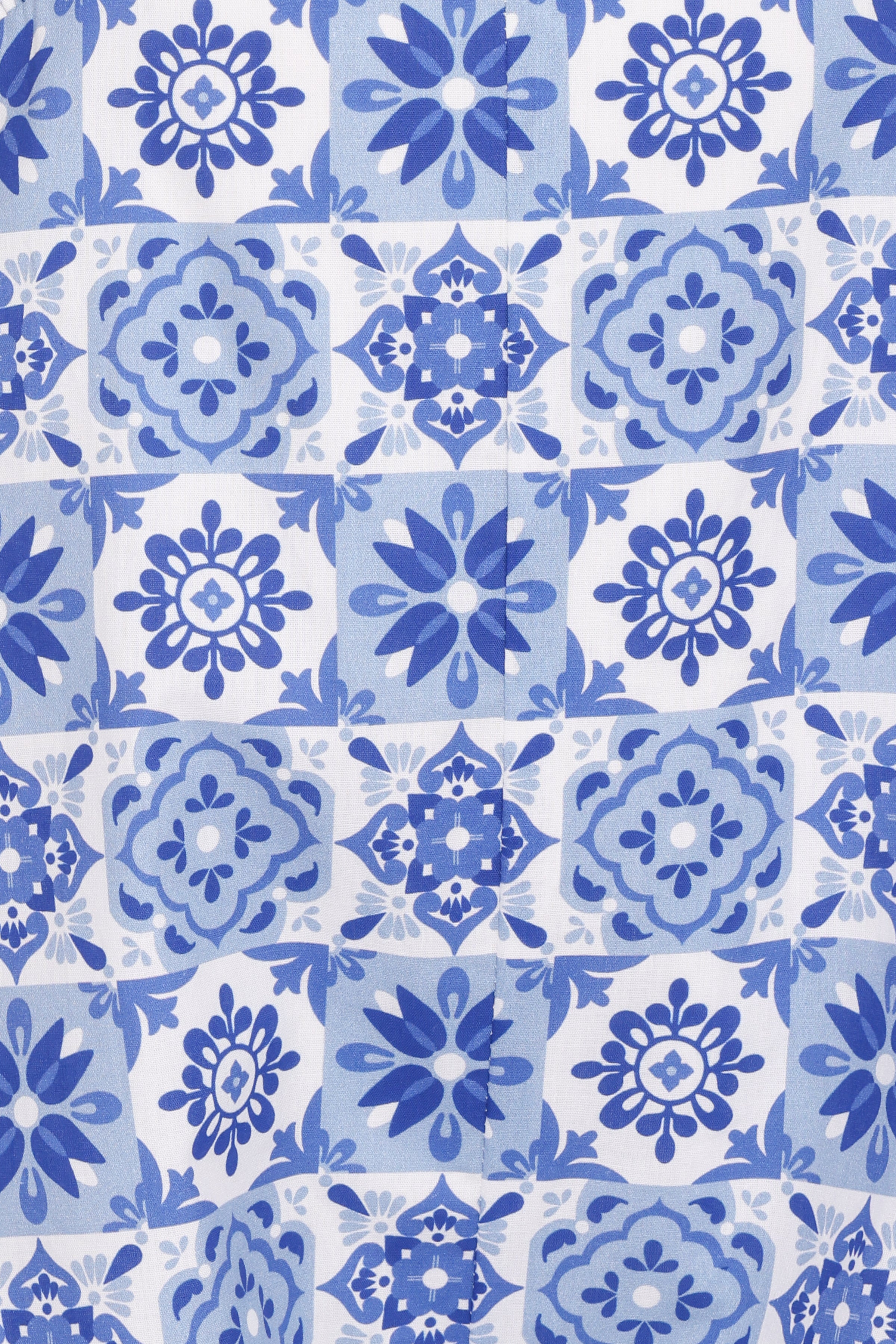 Belle Playsuit - Blue Tile