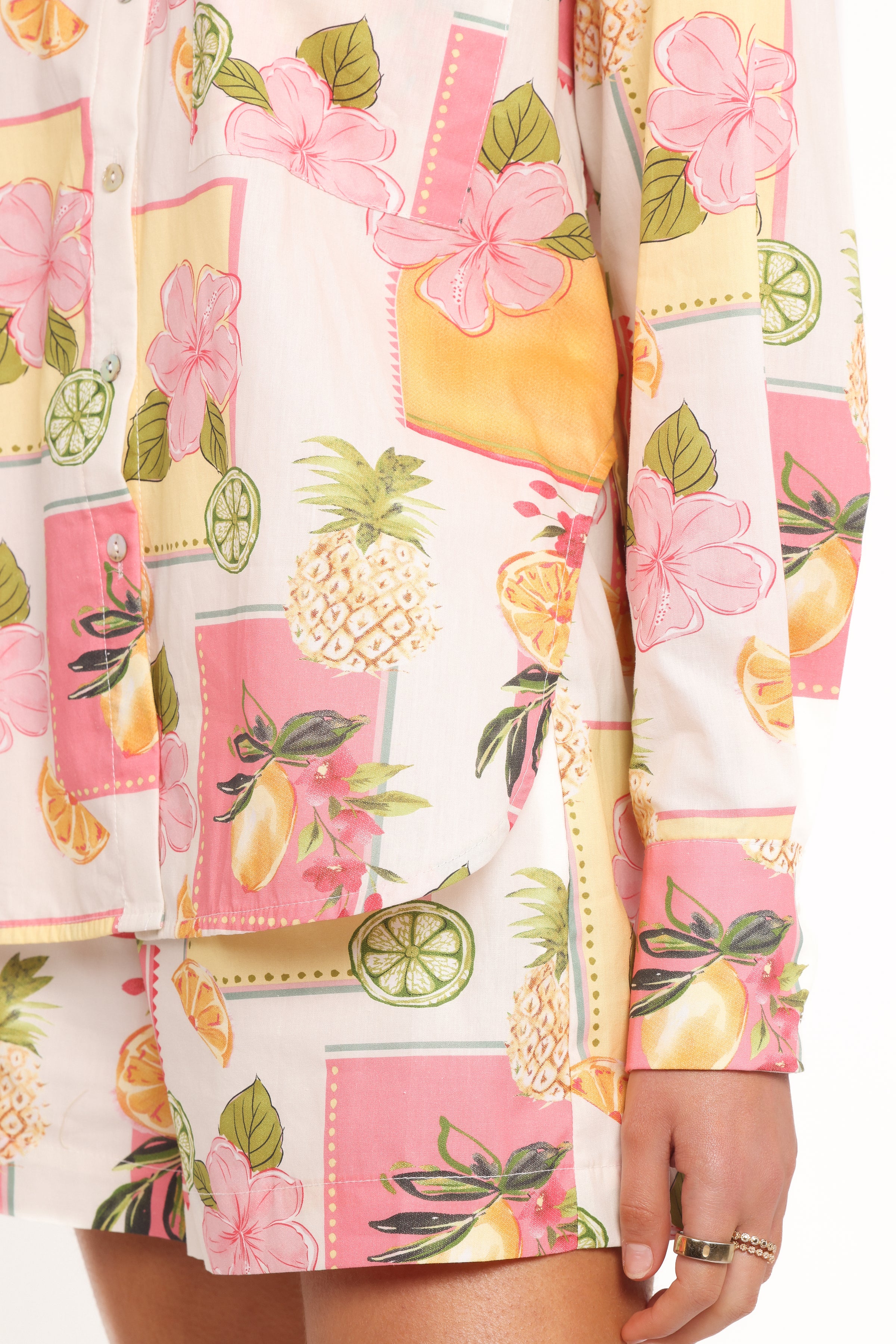 Bonnie Two Piece Set - Pink Lemon