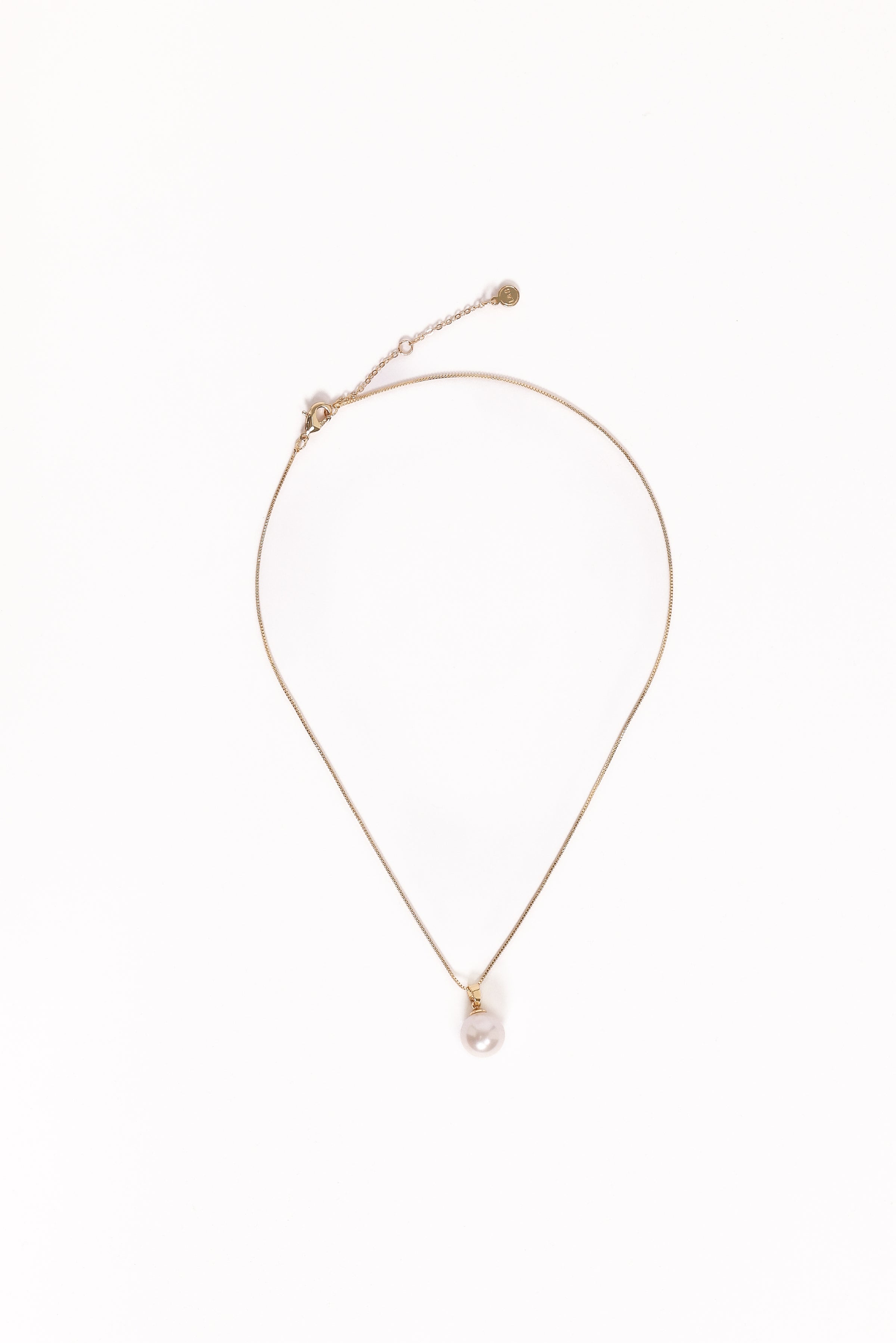 Celia Pearl Necklace - Gold