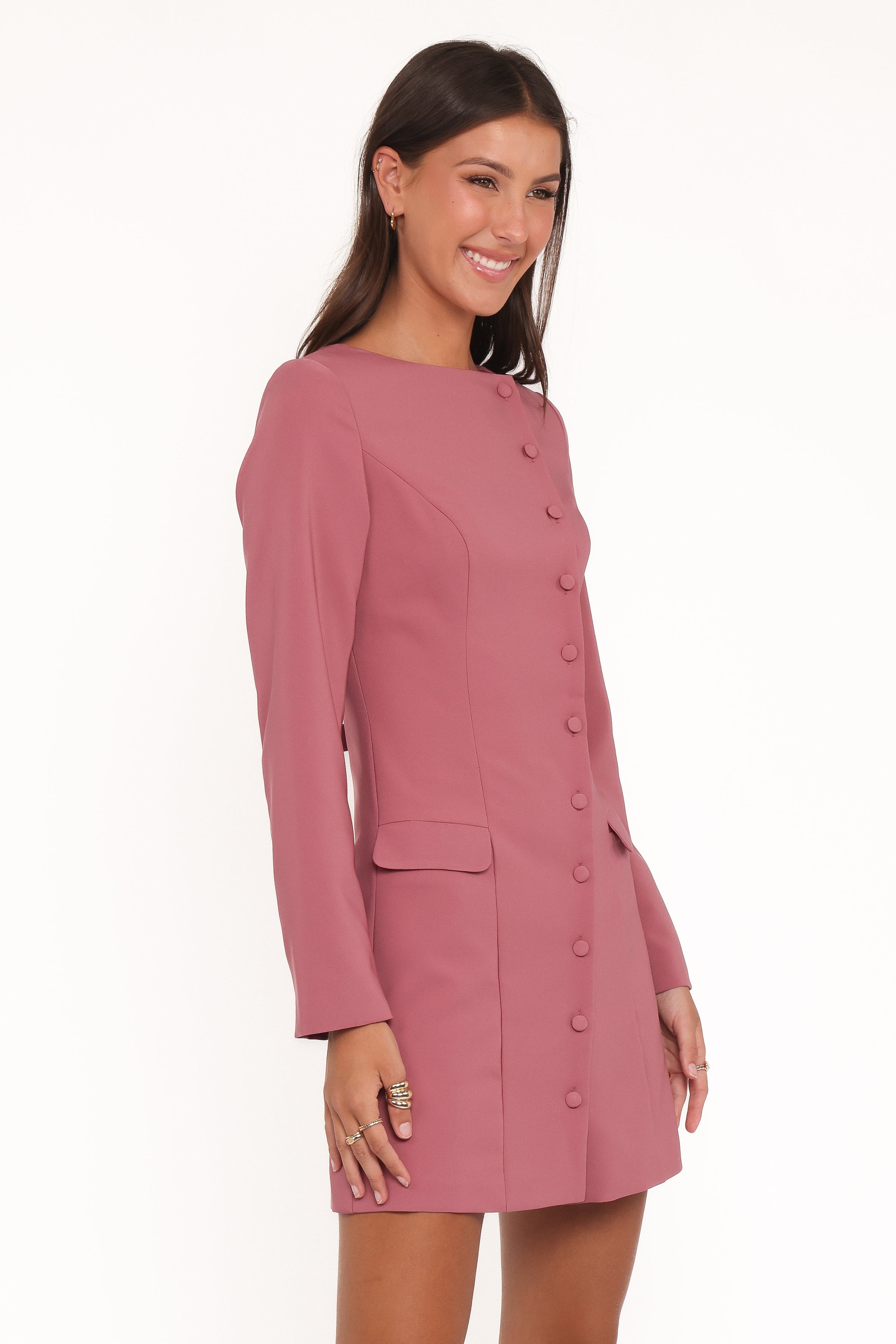 Brenton Mini Dress - Mauve