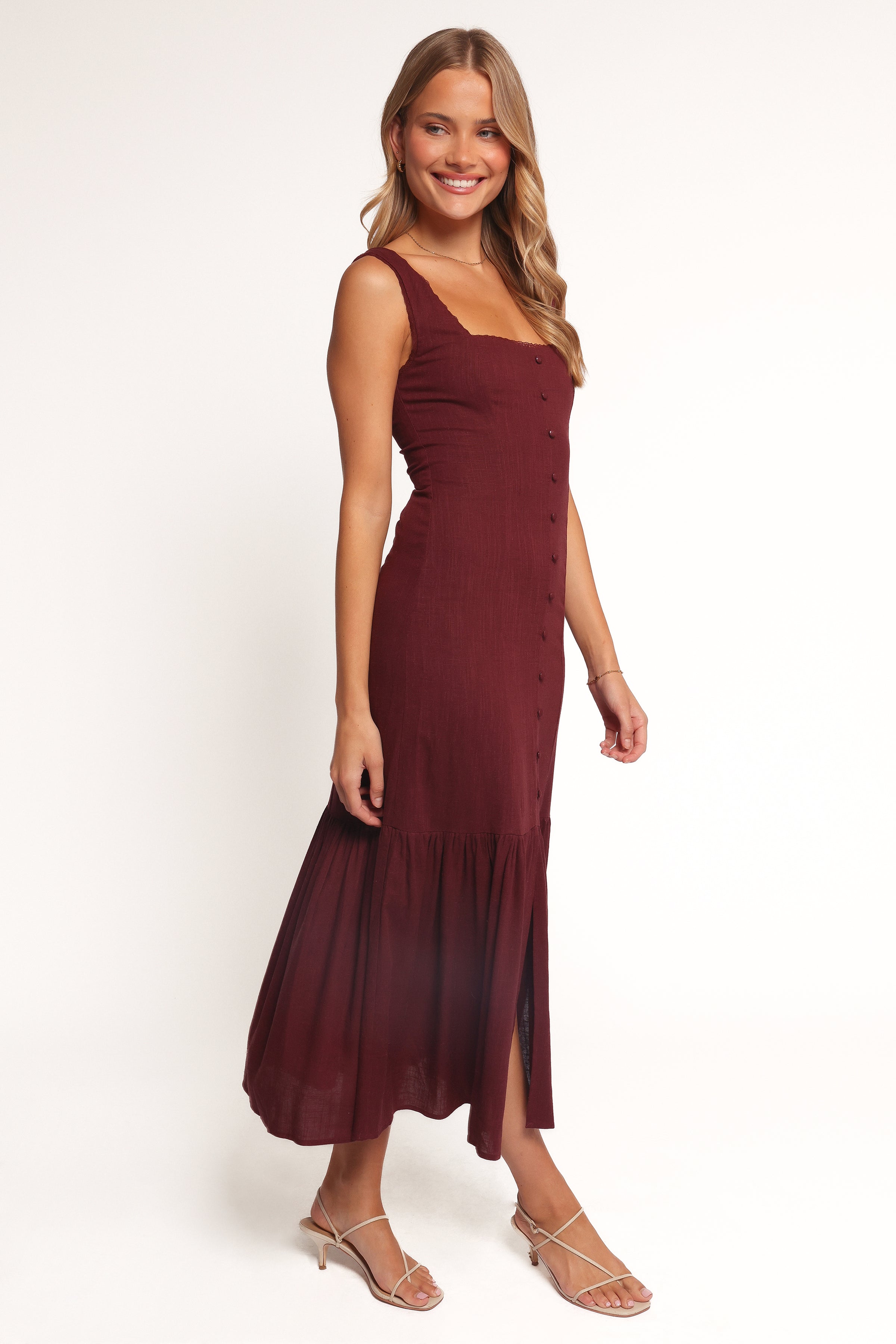 Brisa Maxi Dress - Cherry