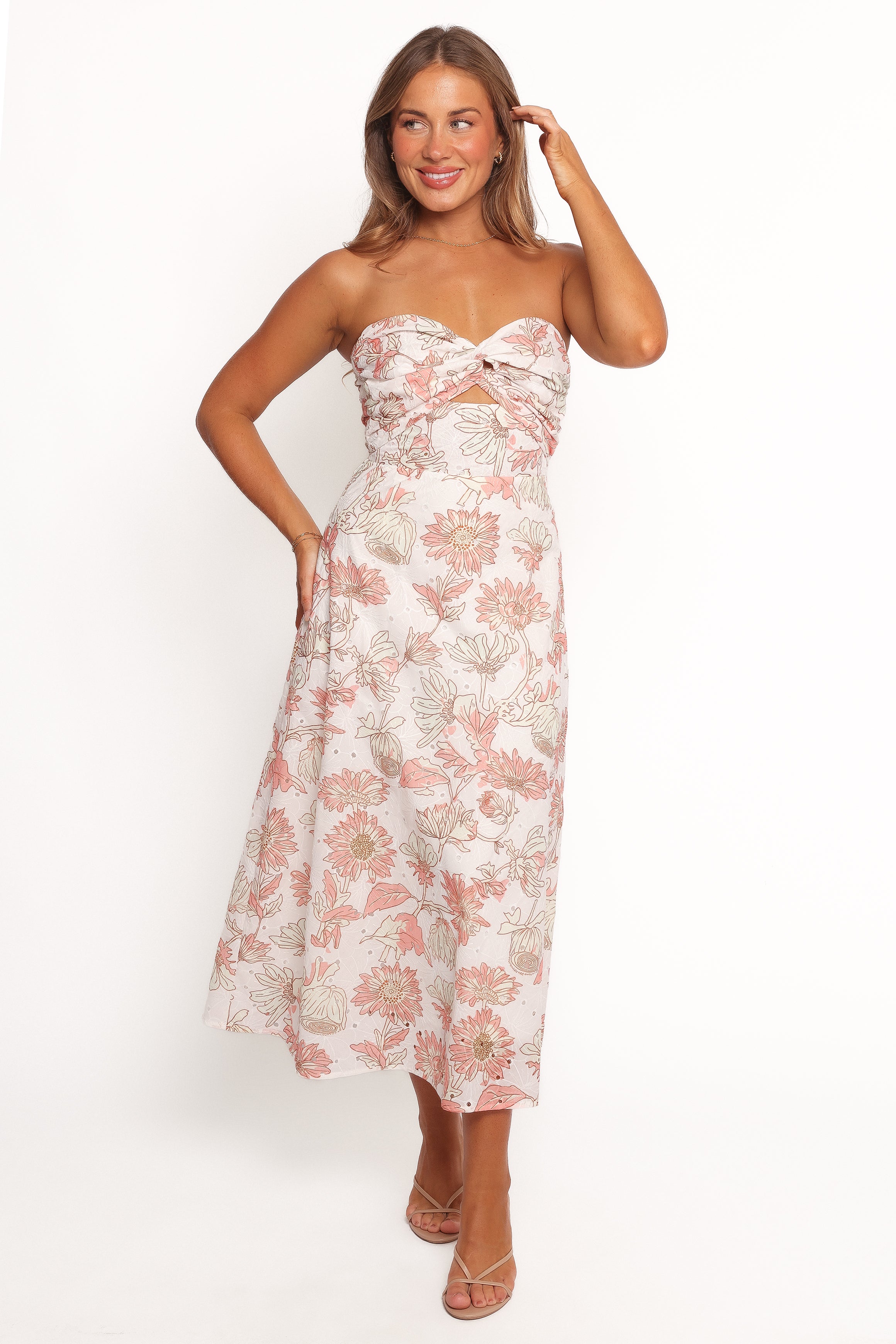 Calantha Maxi Dress - Pink Floral