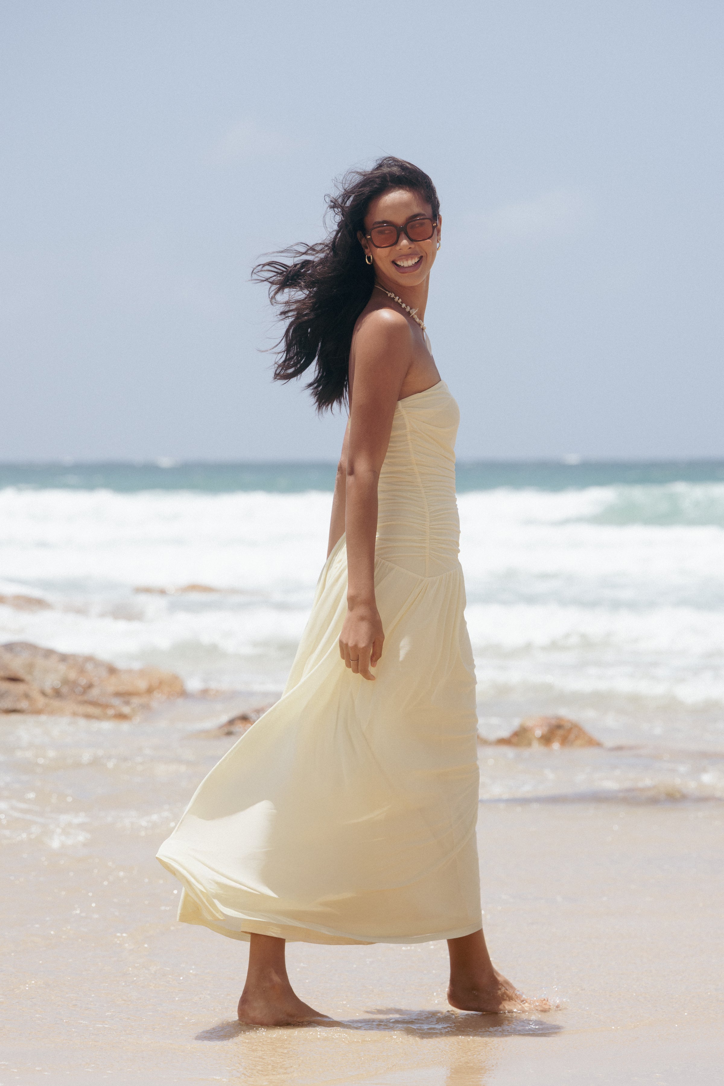 Calypso Maxi Dress - Butter Yellow