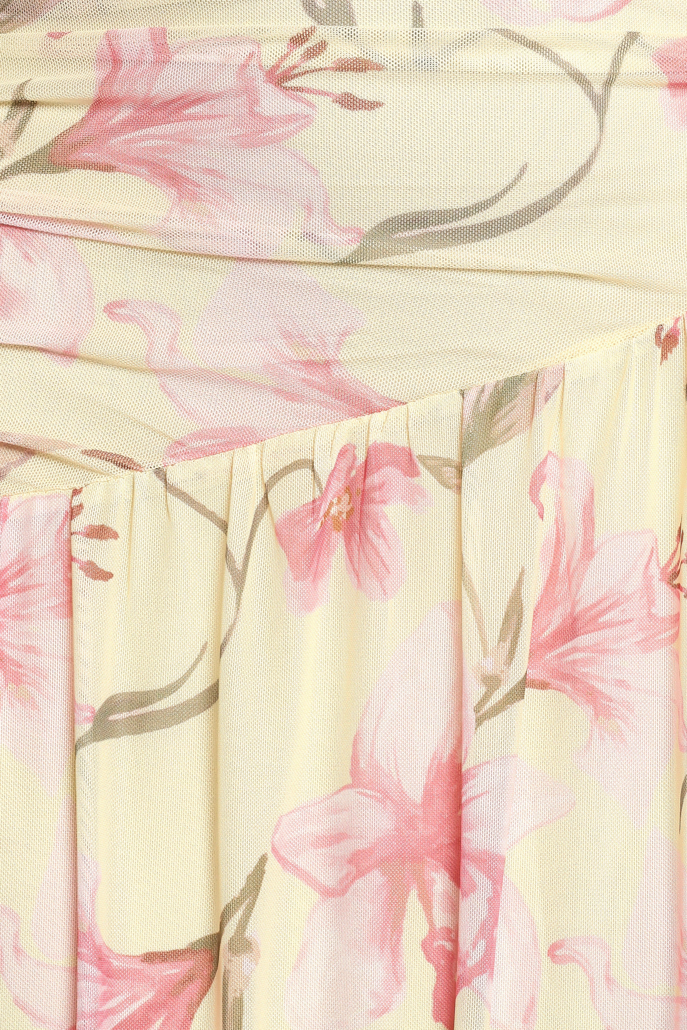 Calypso Maxi Dress - Yellow Floral