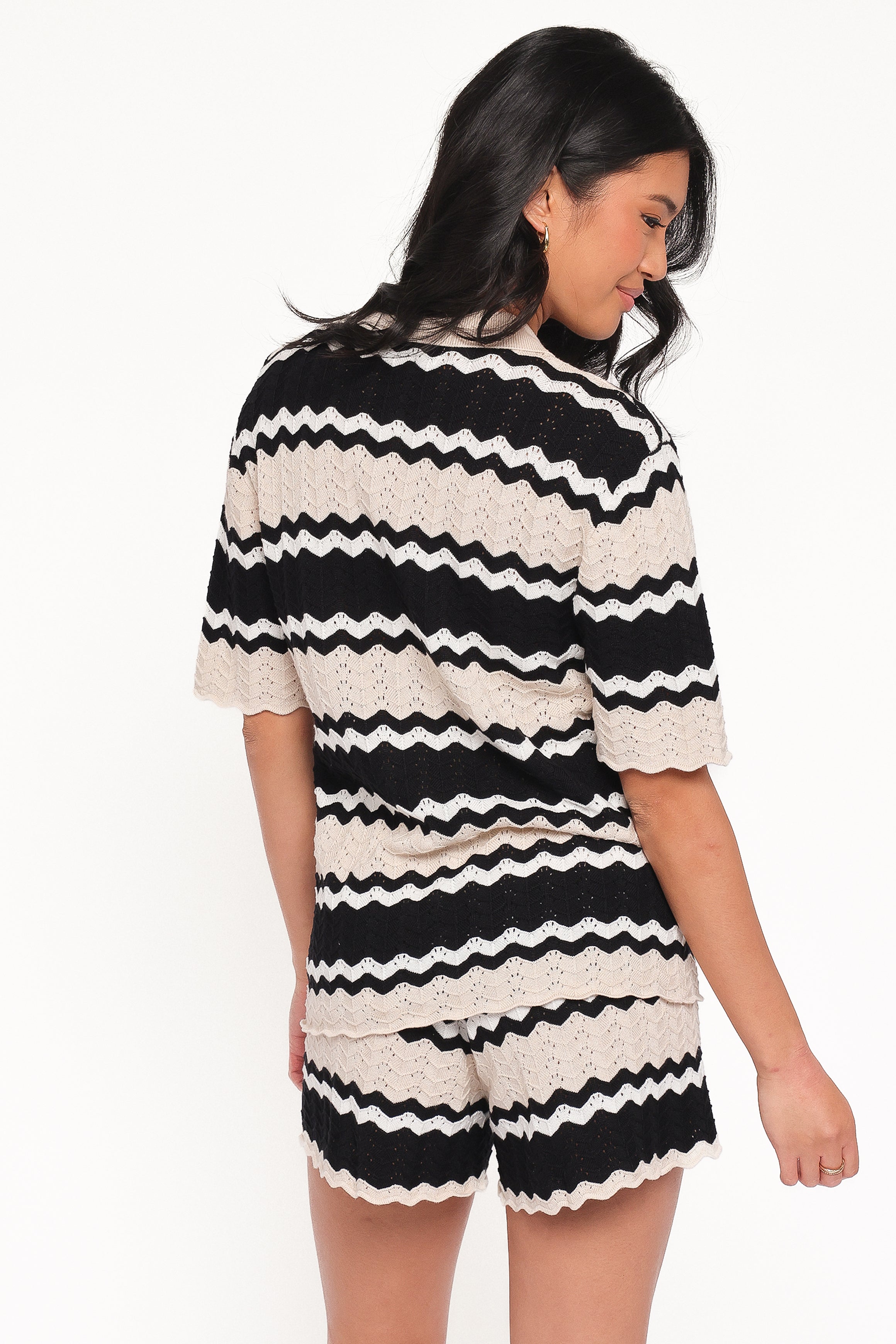 Cam Knitted Short - Sand