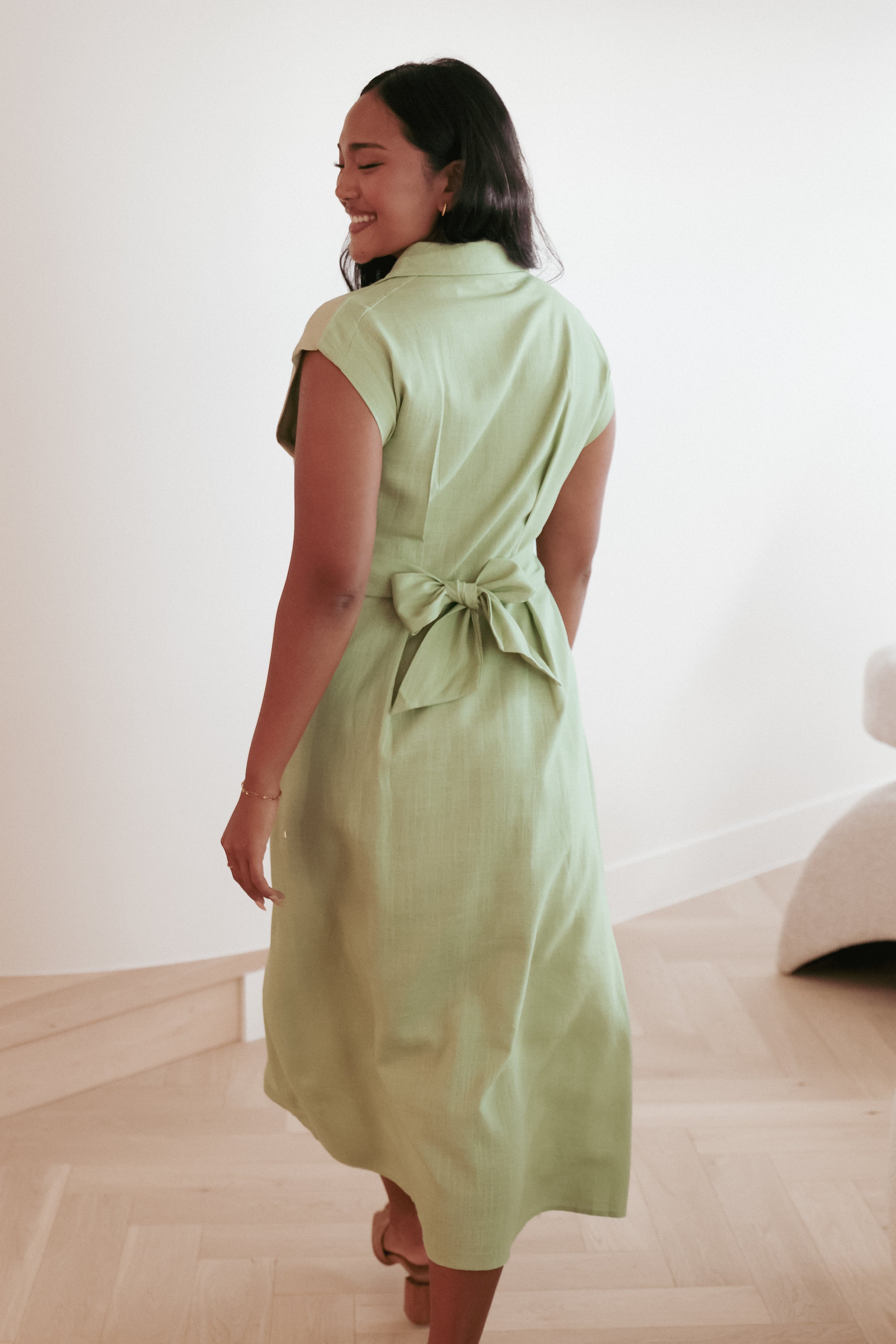 Cami Midi Dress - Green