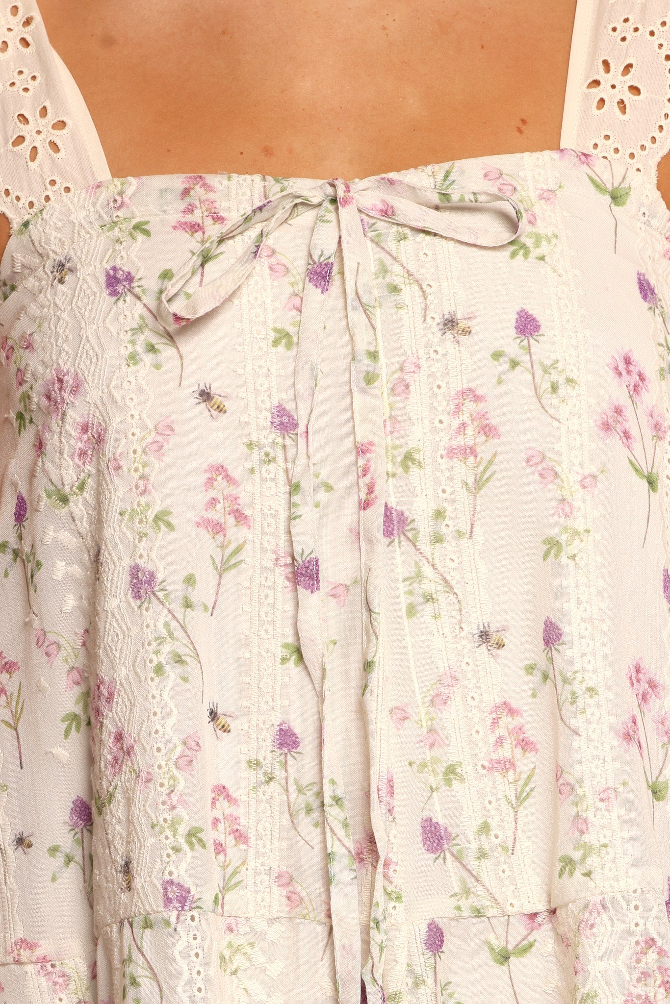 Caroline Maxi Dress - Pink Floral