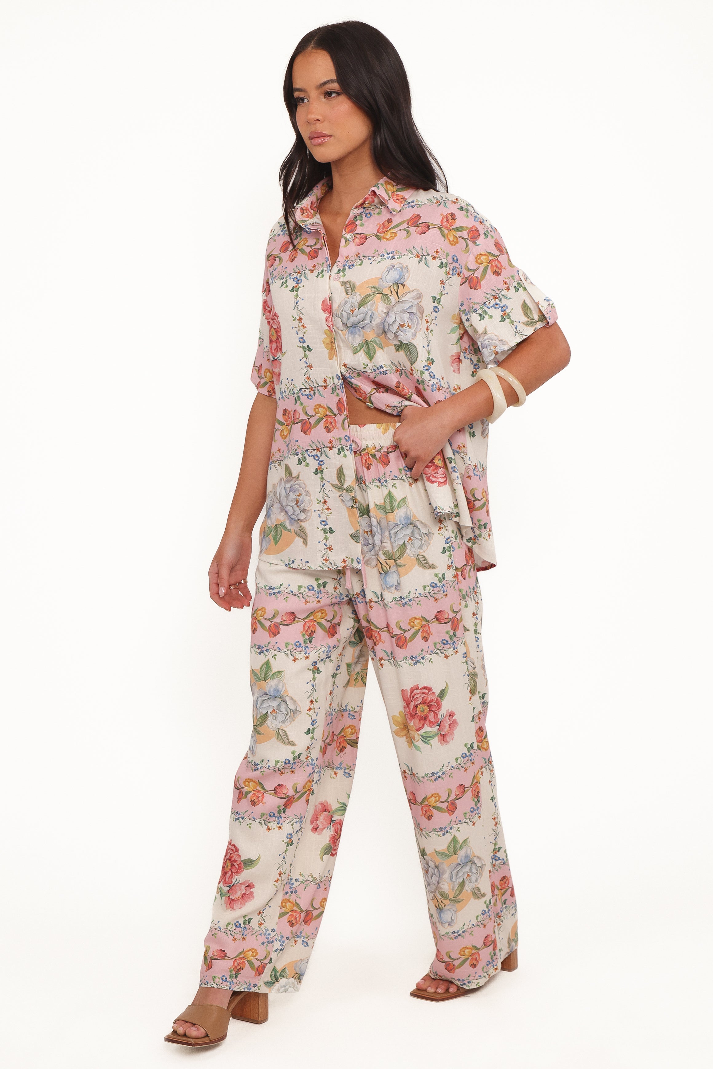 Cascais Pants - Rose Tile