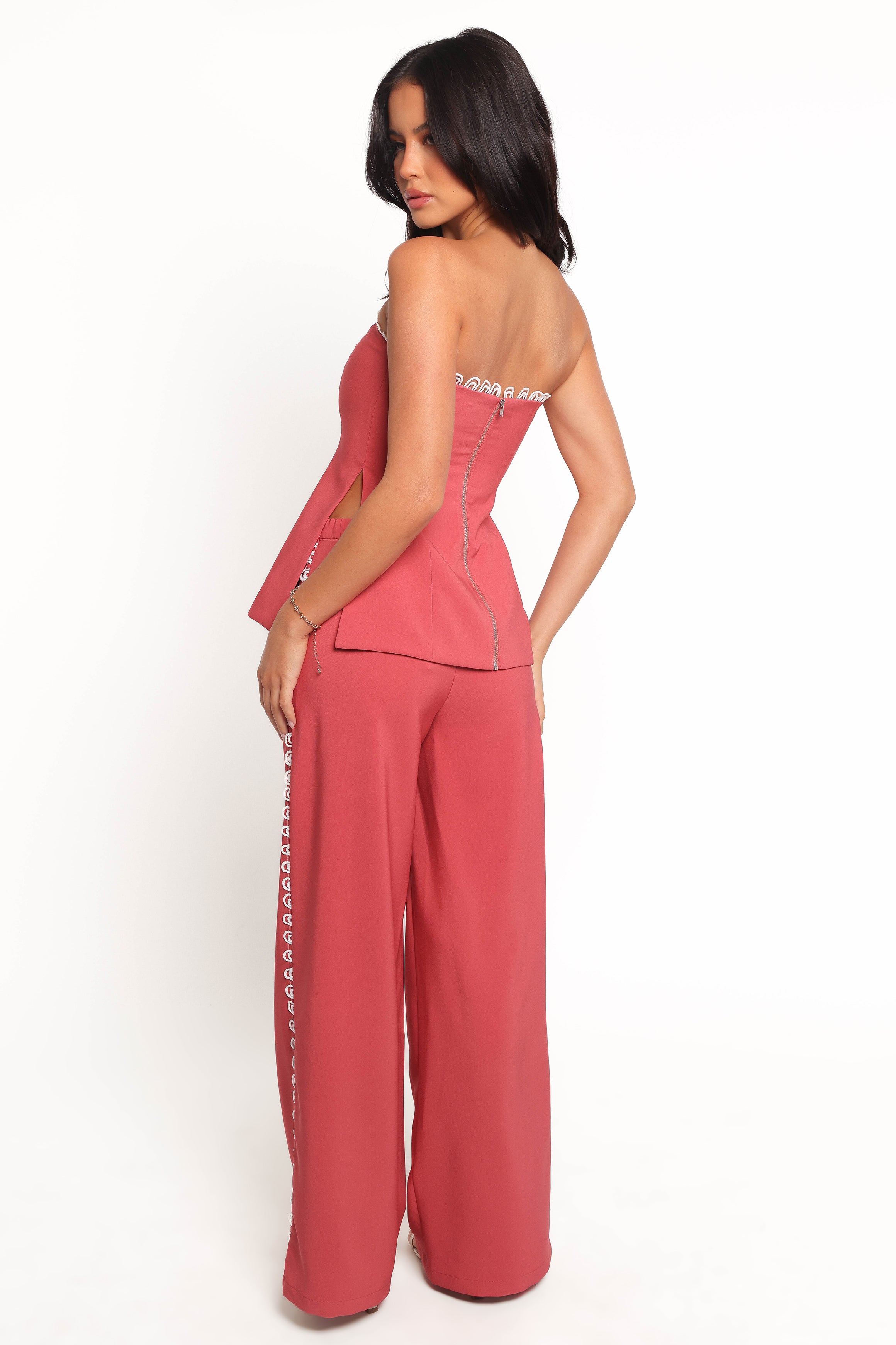Cayla Pant - Brick Red