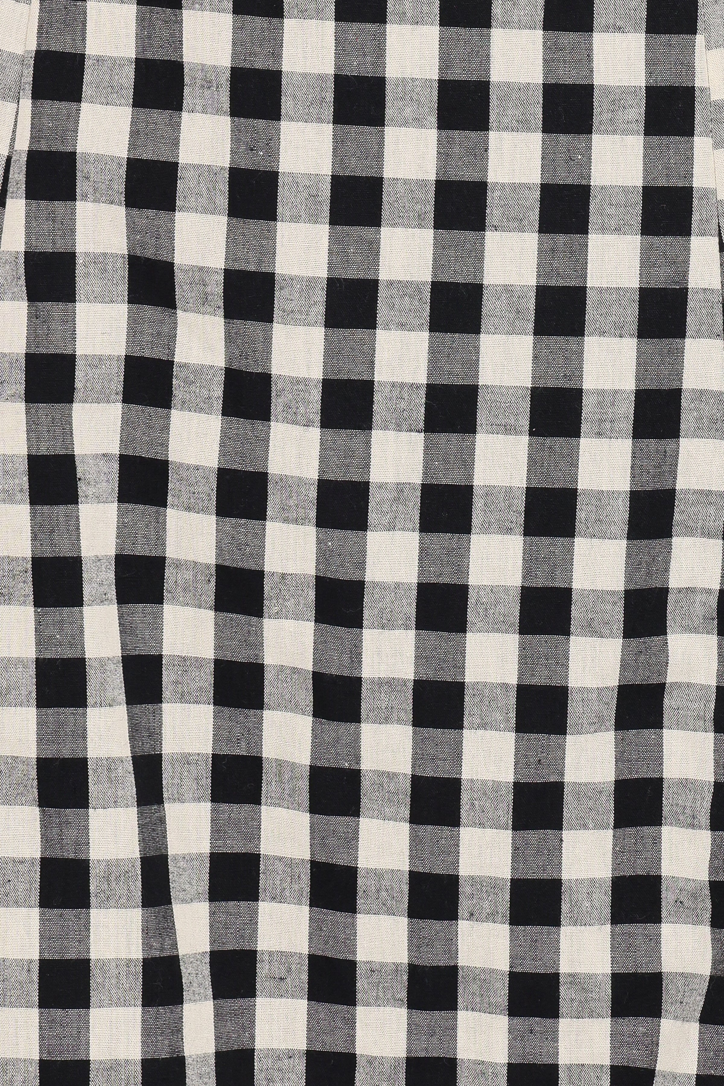 Circe Mini Dress - Black Gingham