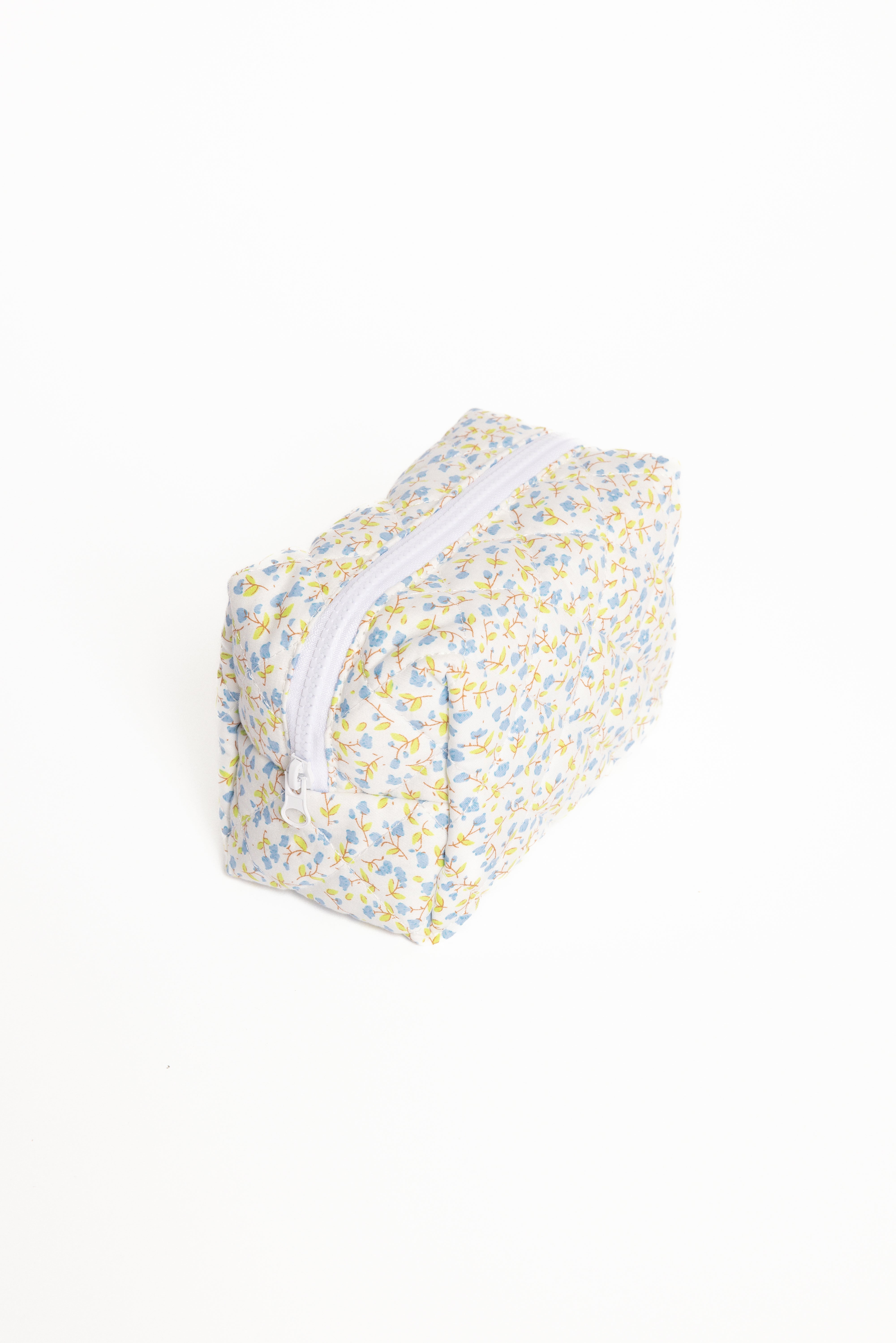 Clementine Cosmetic Bag - Blue Floral