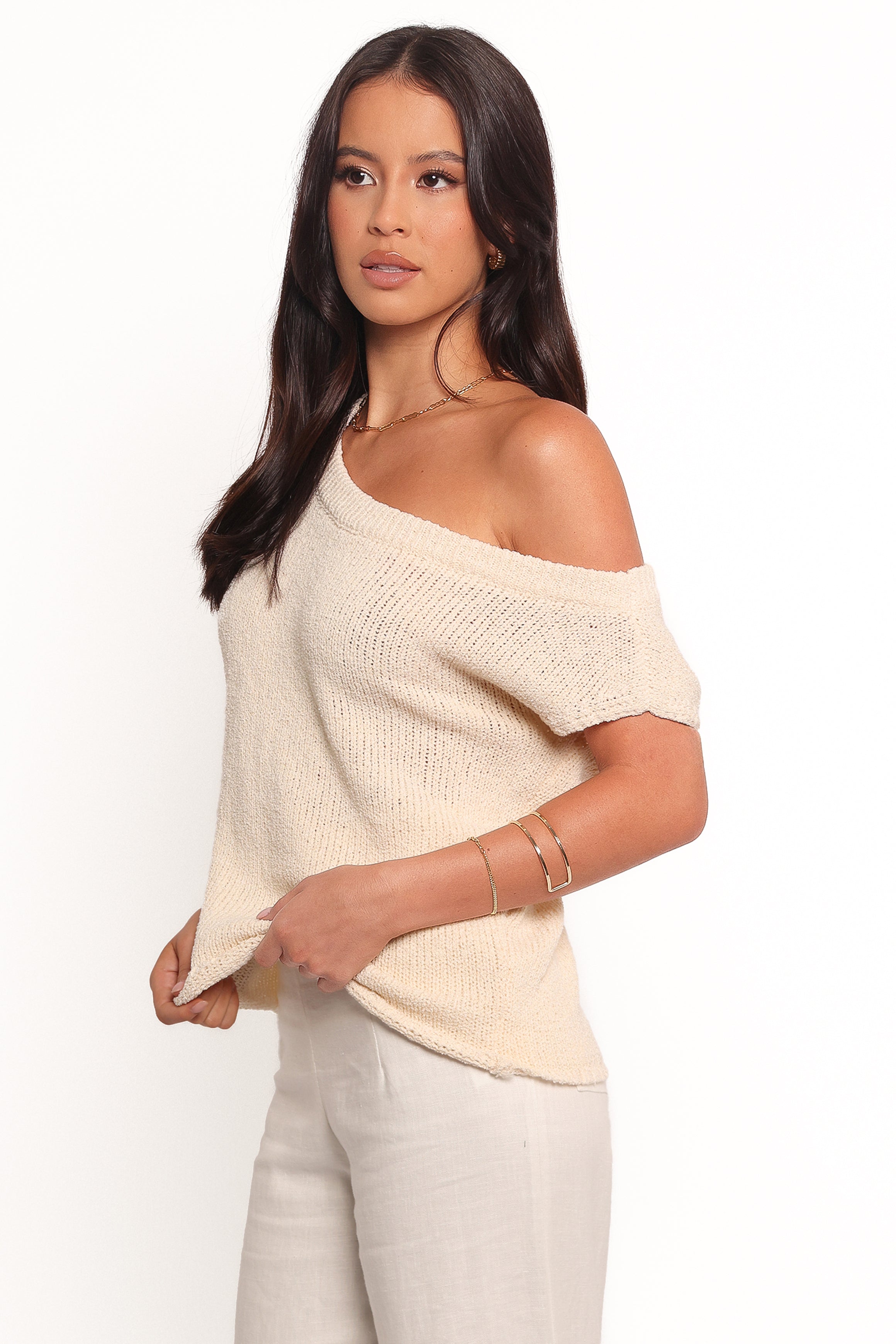 Coco Knit Top - Off White