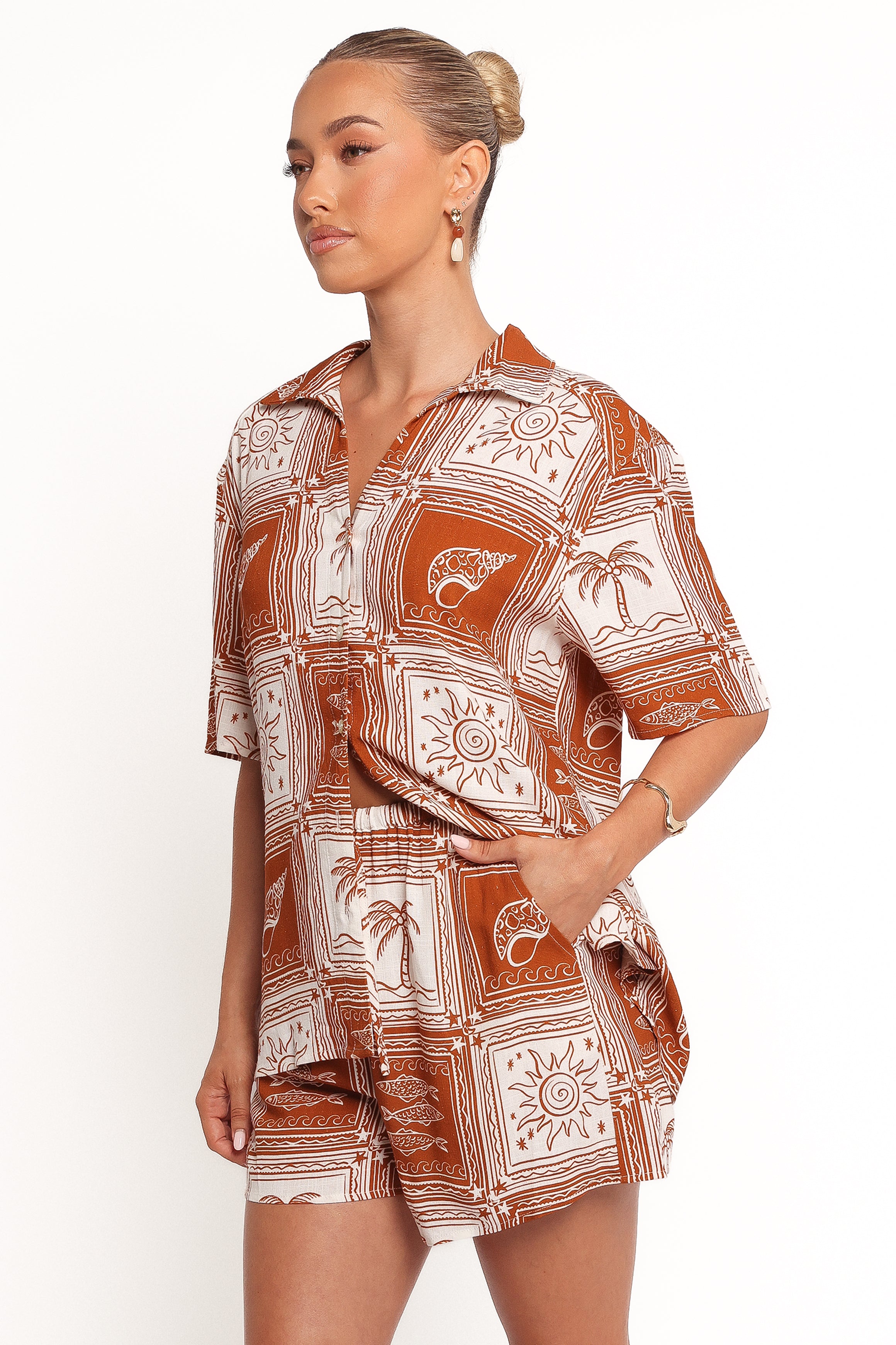 Cleo Shorts - Kohana Print