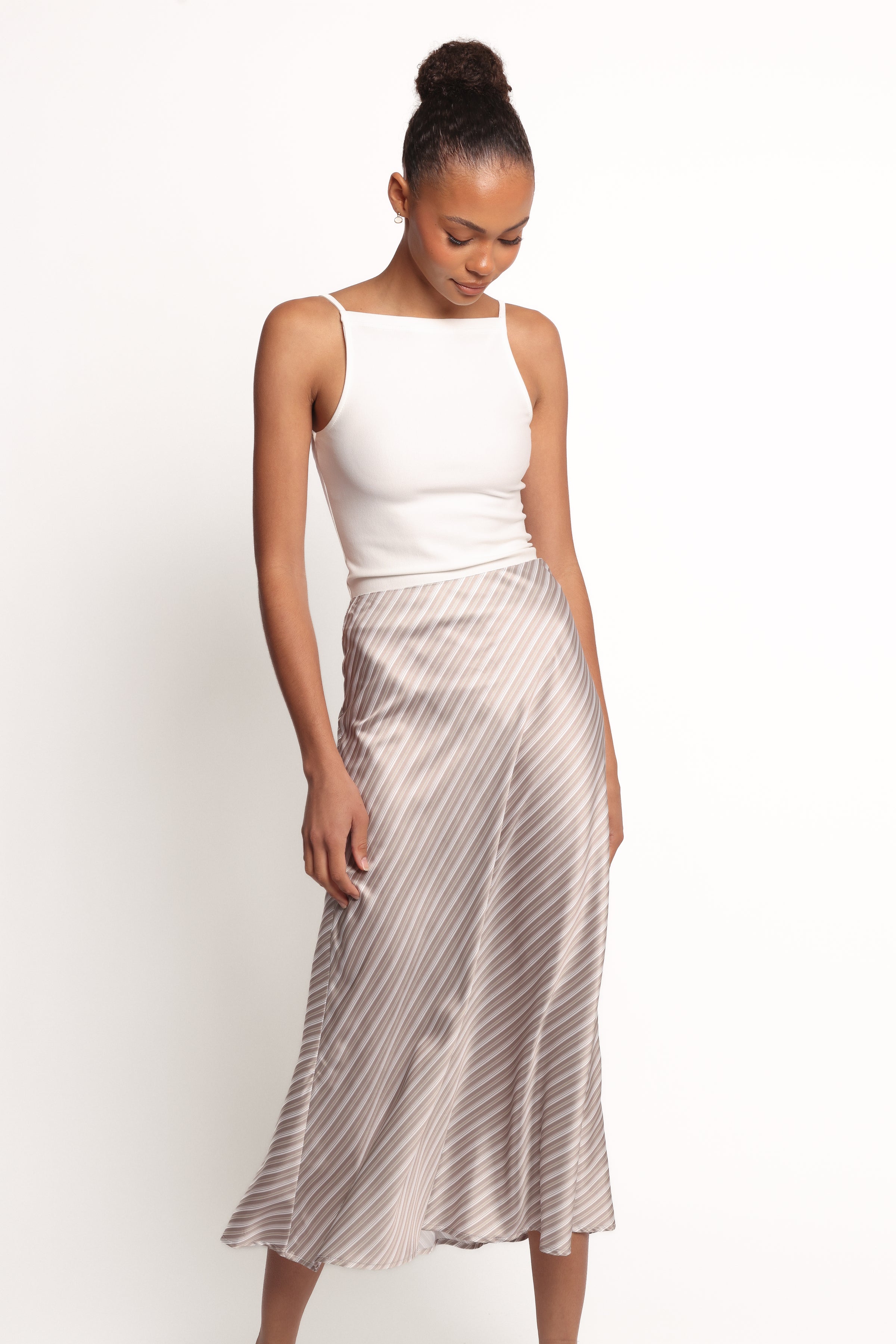 Corrina Midi Skirt - Stripe