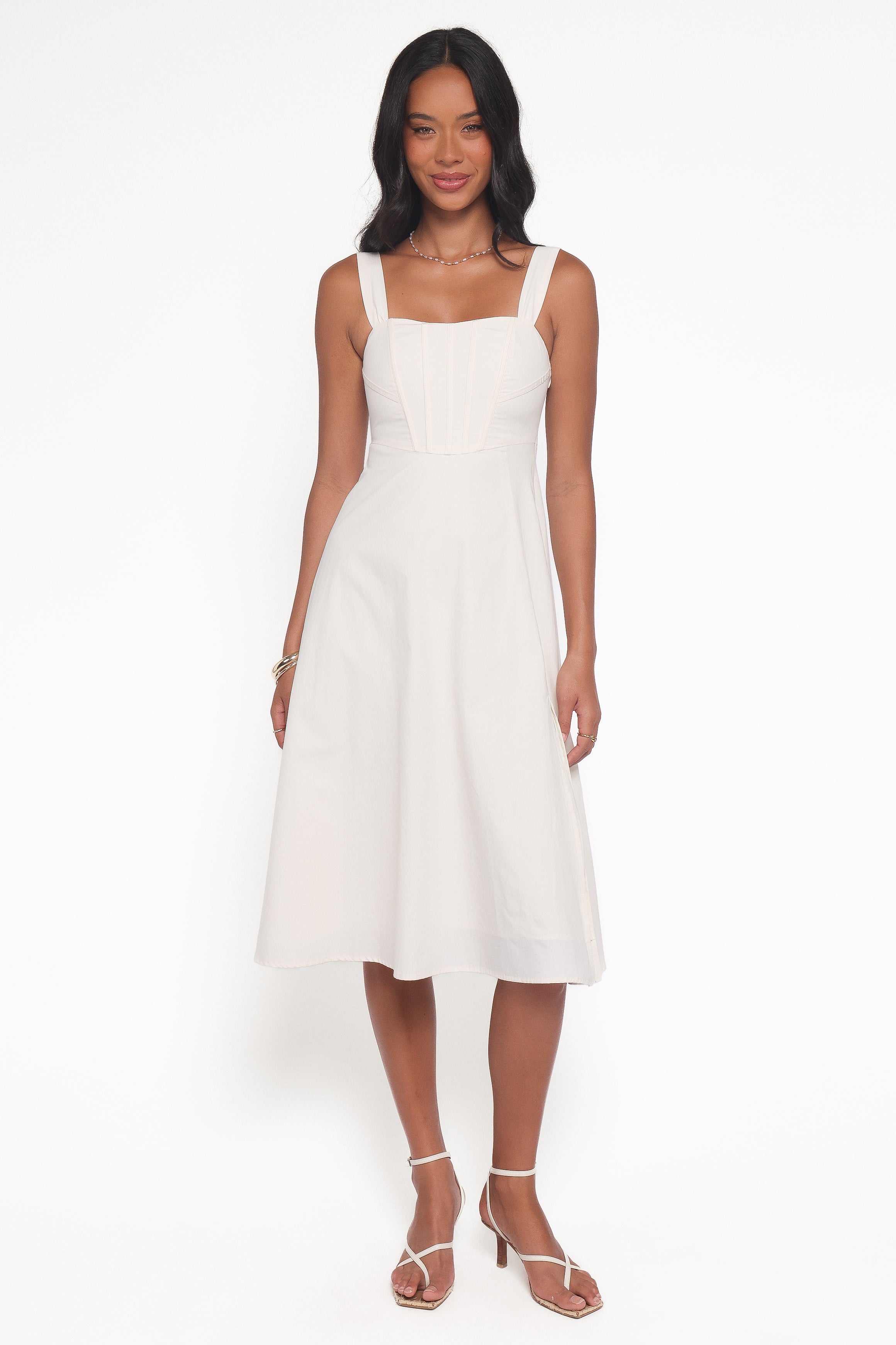 Cosima Midi Dress - Cream