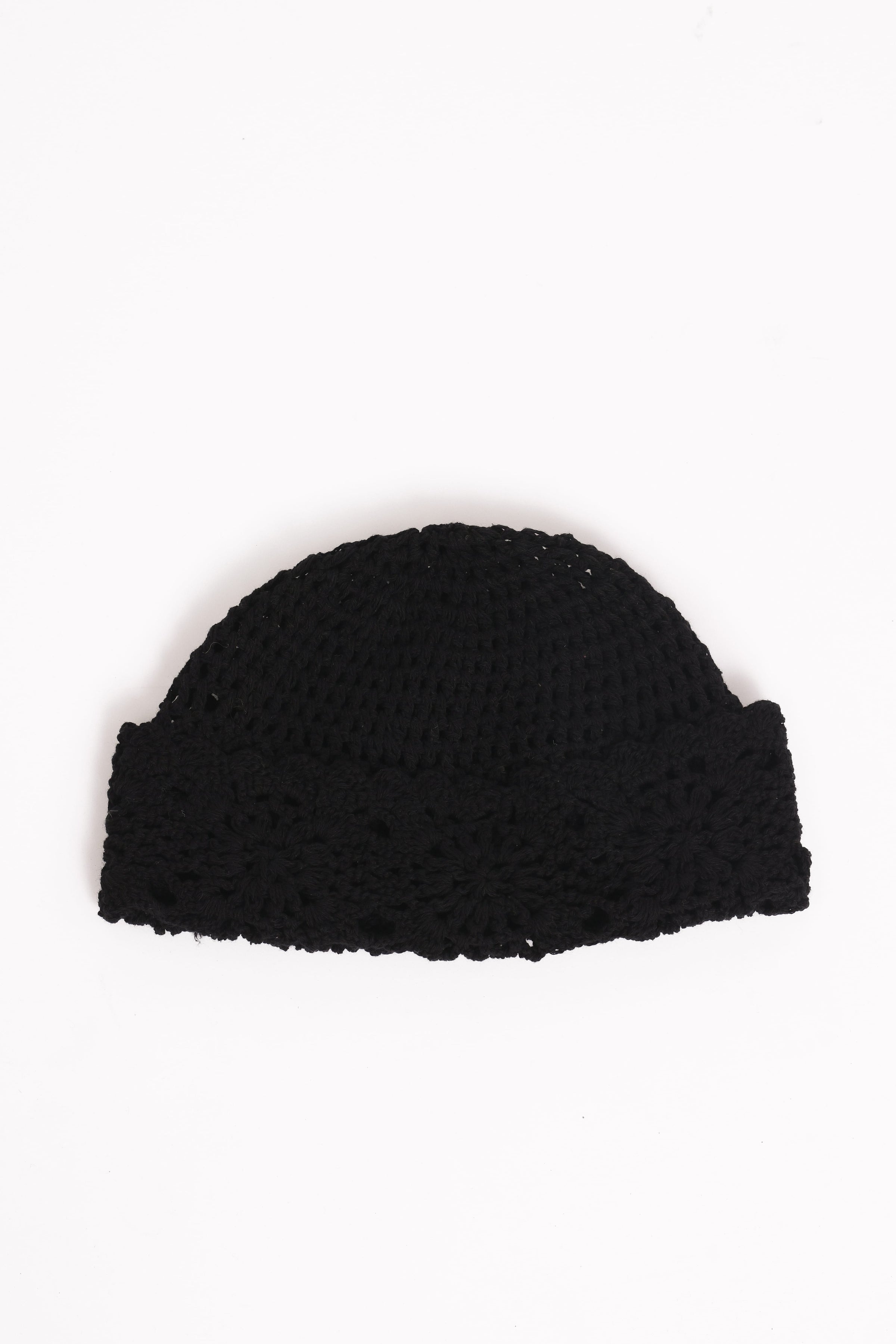 Crochet Beanie - Black