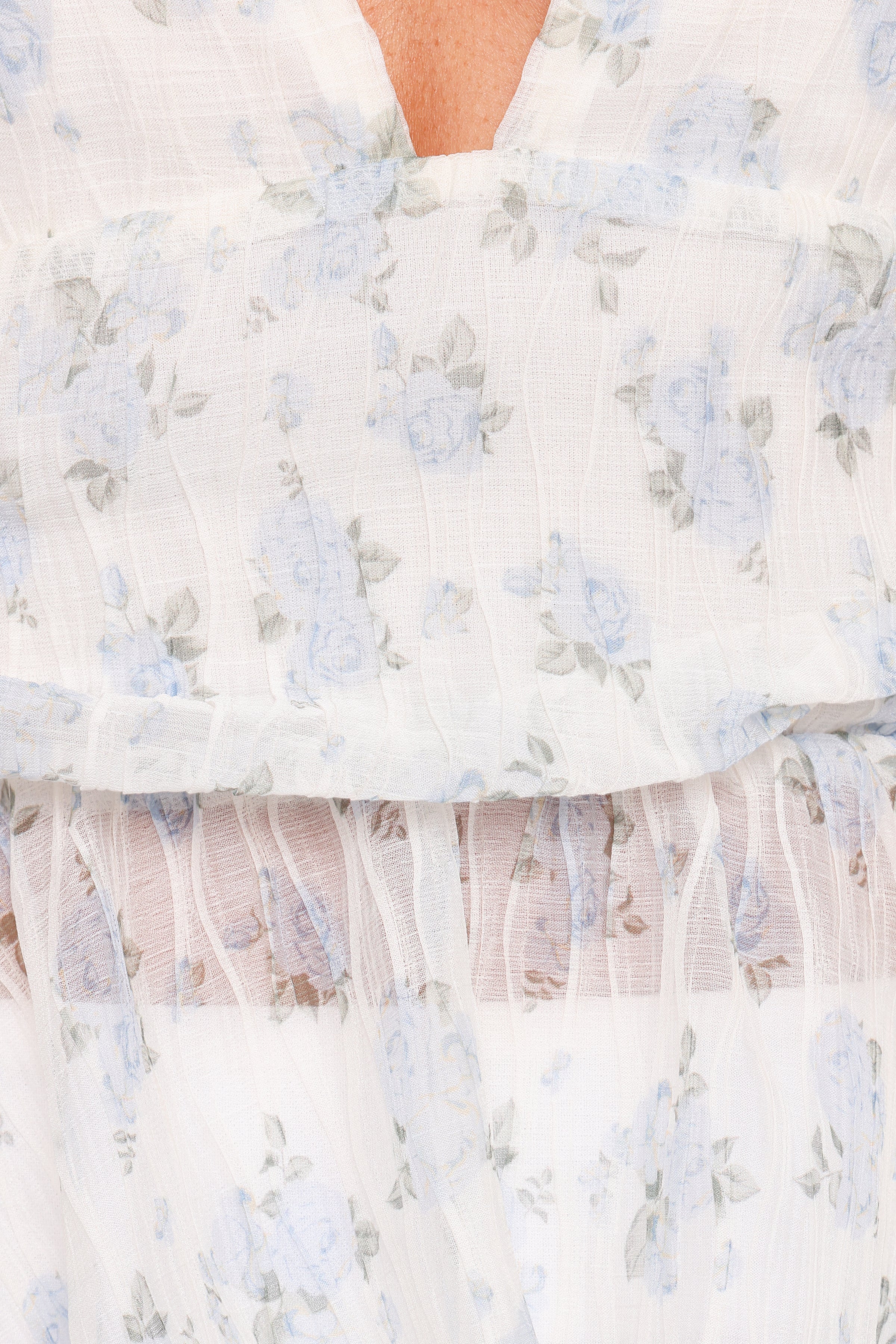 Dasha Halter Top - Blue Floral