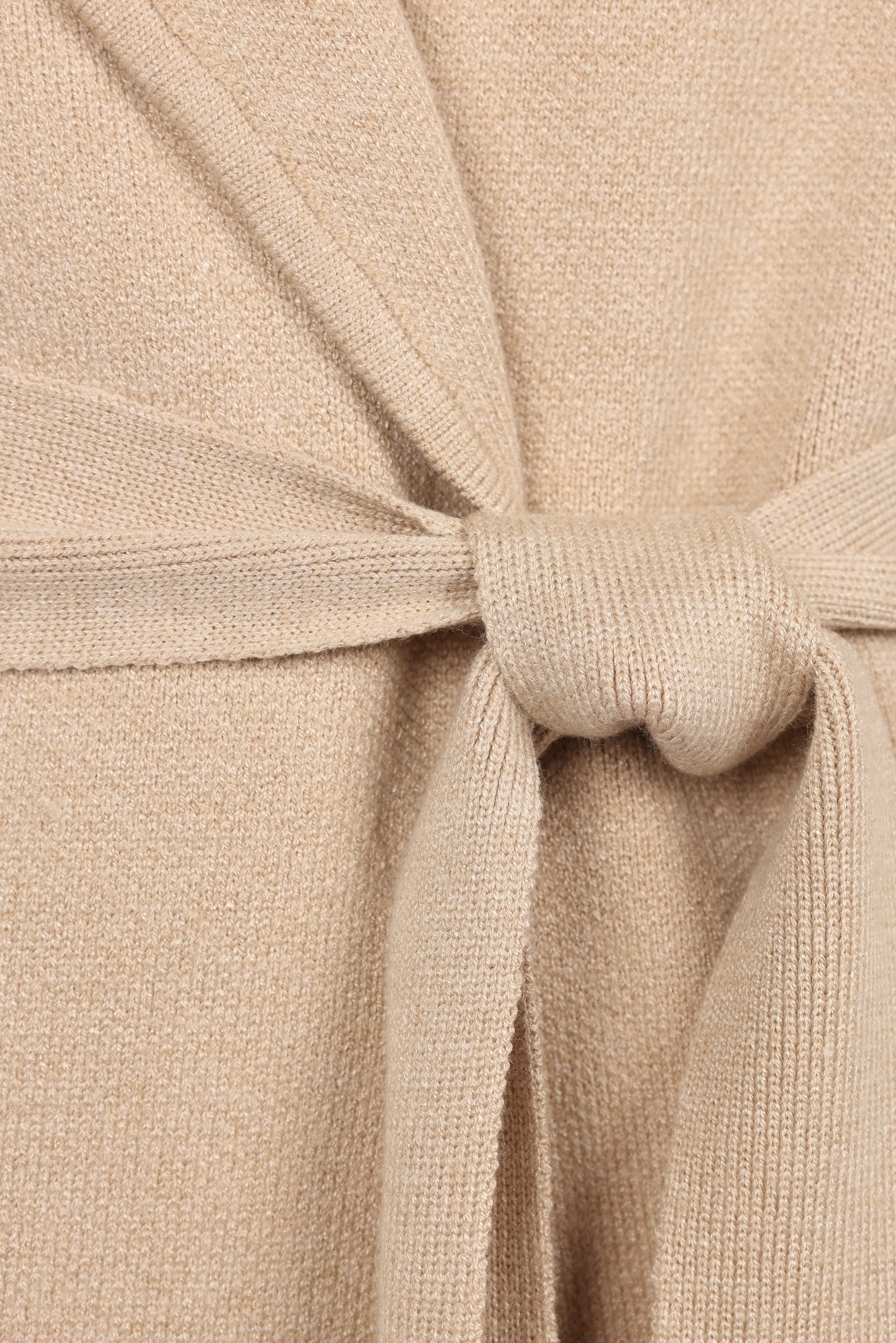 Decker Waist Tie Coatigan - Oatmeal