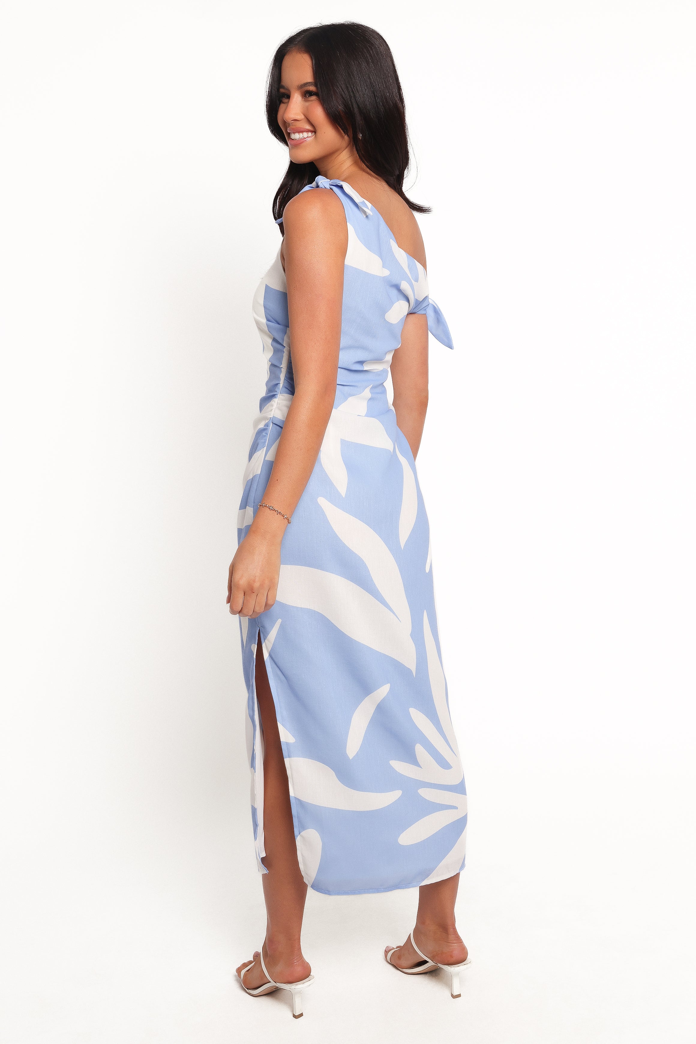 Delani Midi Dress - Blue Floral