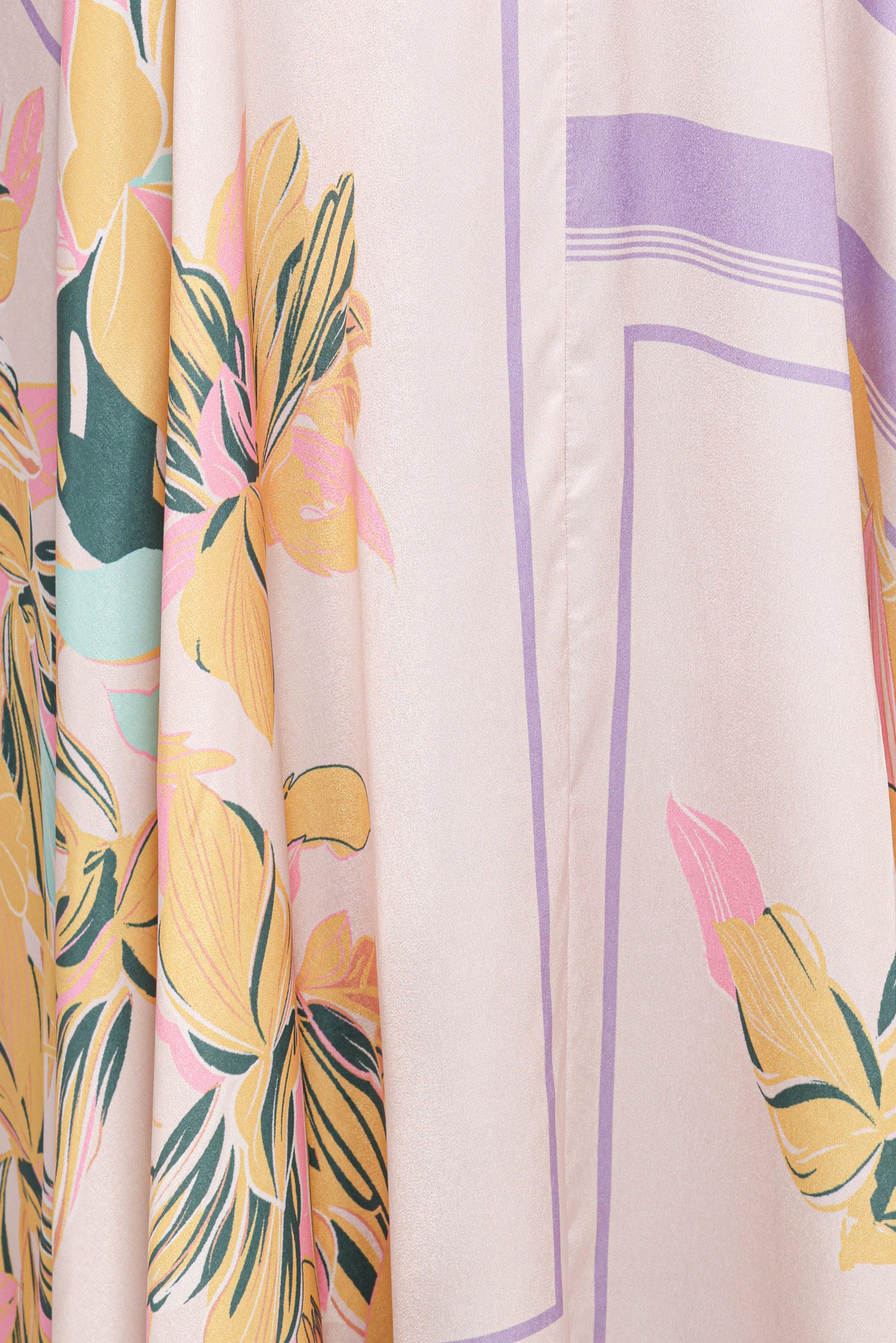 Elanor Maxi Dress - Lavender Print