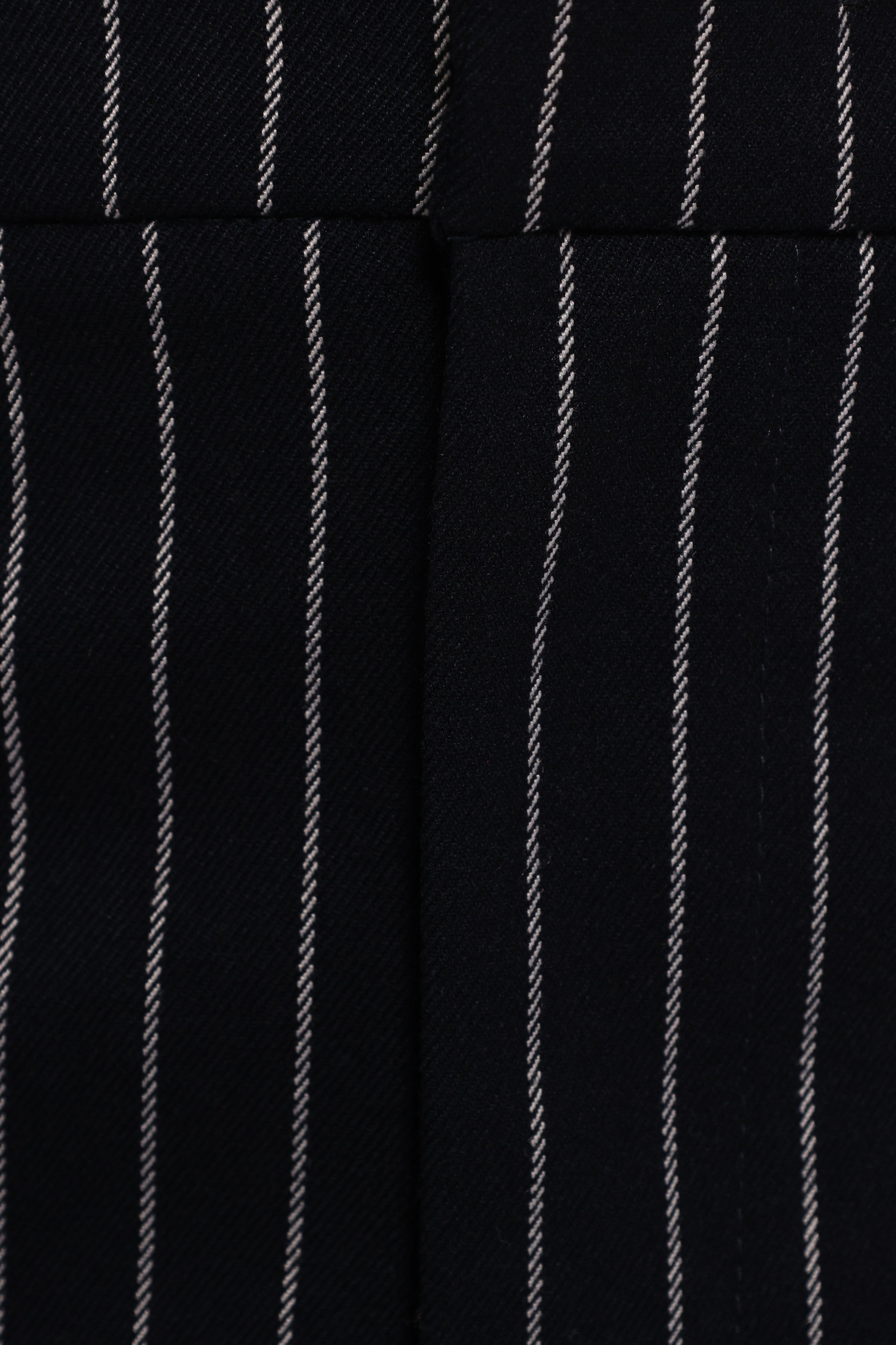 Ellory Midi Skirt - Navy Pinstripe