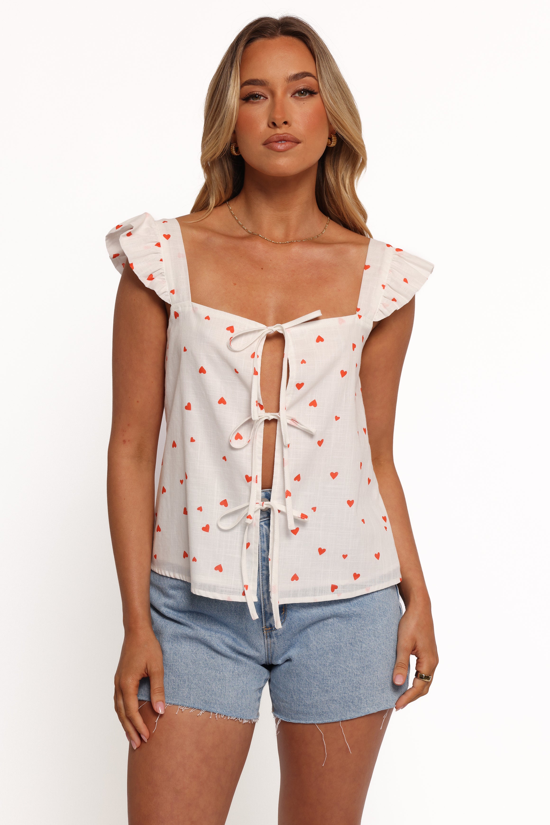 Elsie Top - Ditsy Heart