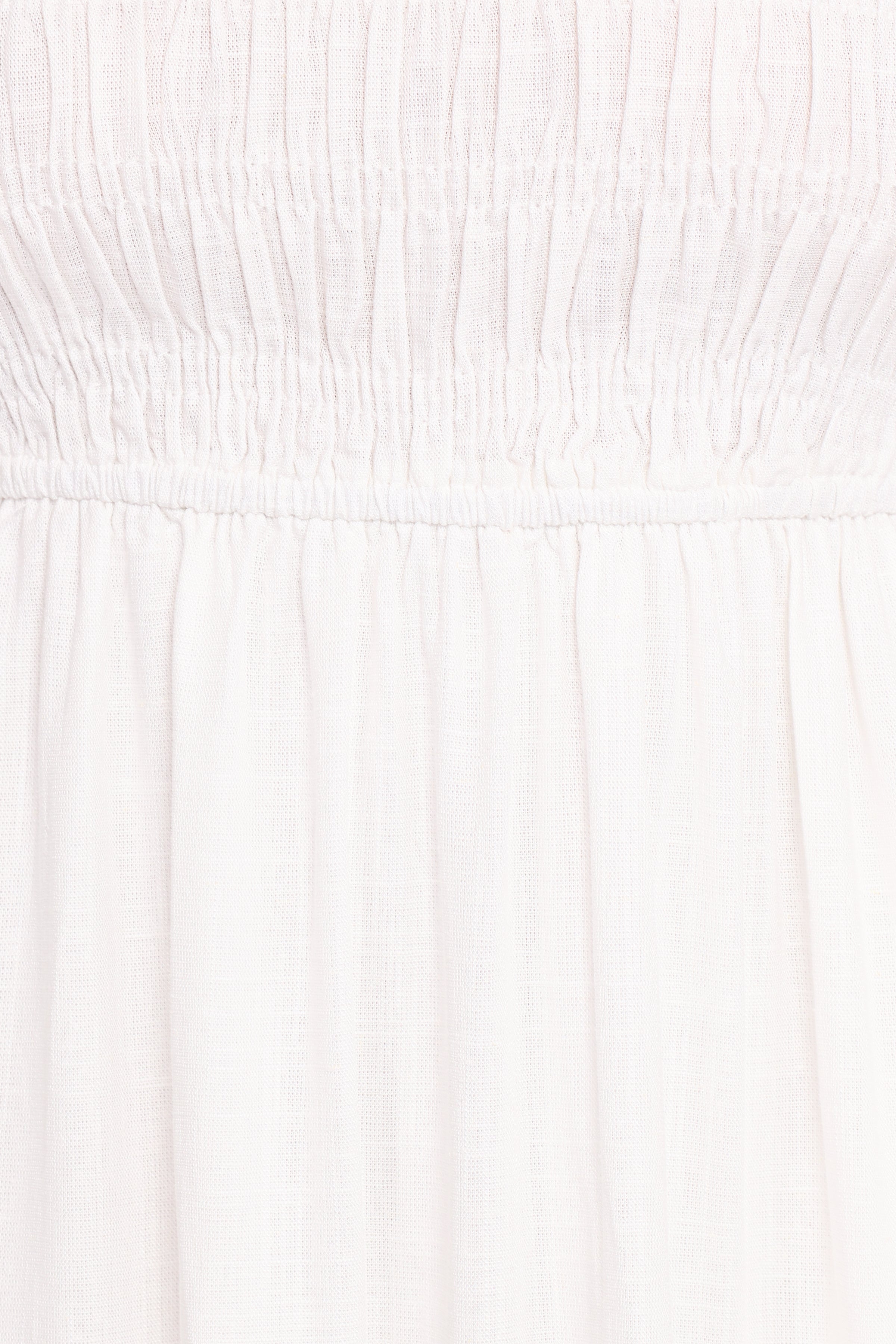 Emari Puff Sleeve Mini Dress - White