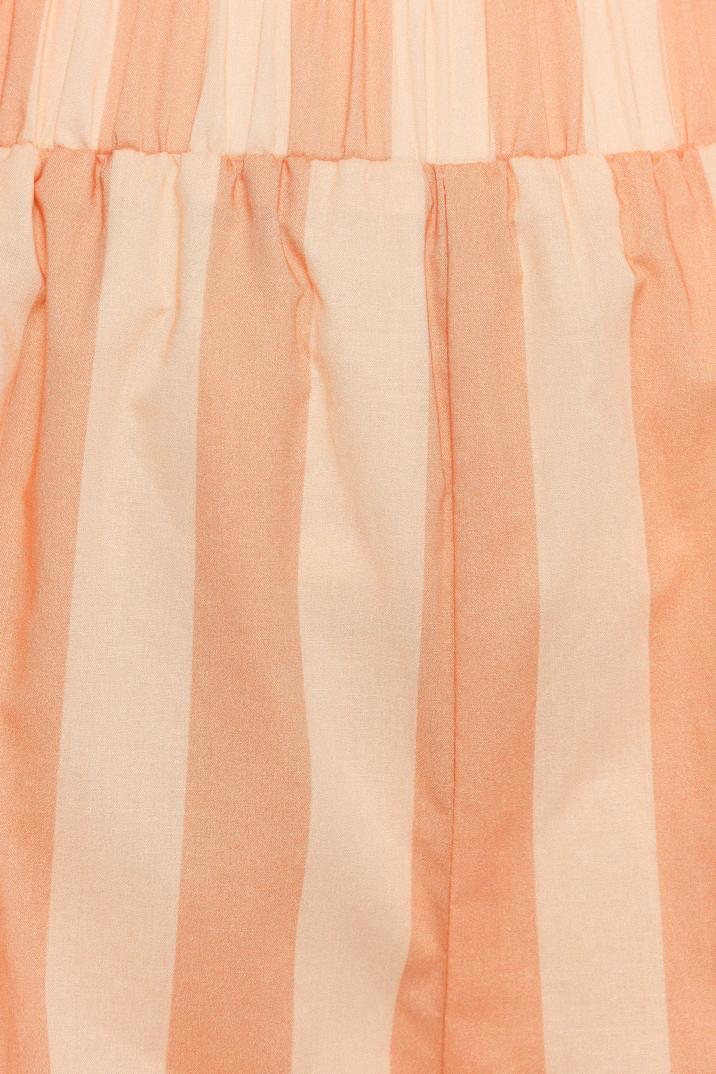 Essie Shorts - Terracotta Stripe