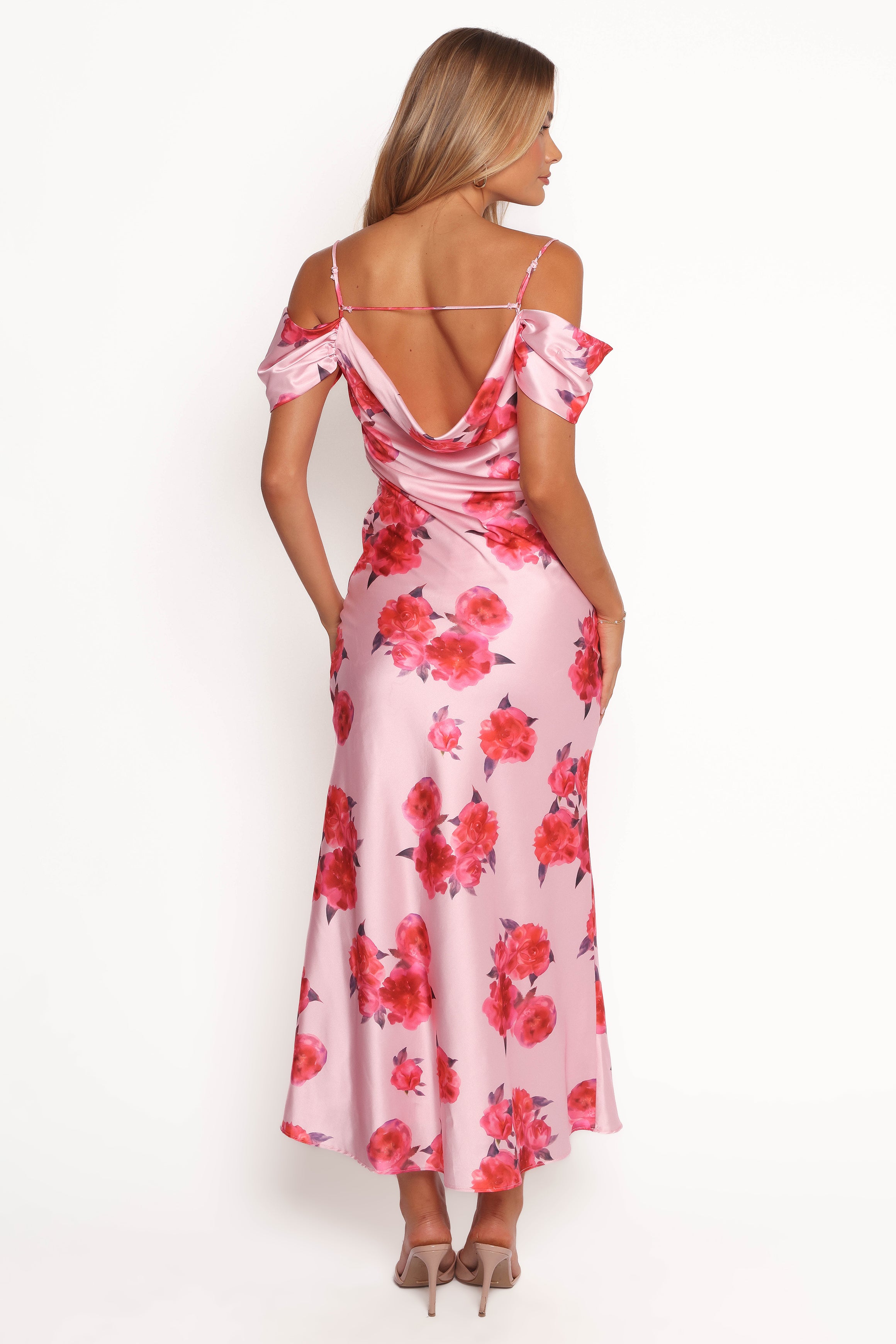Esther Midi Dress - Pink