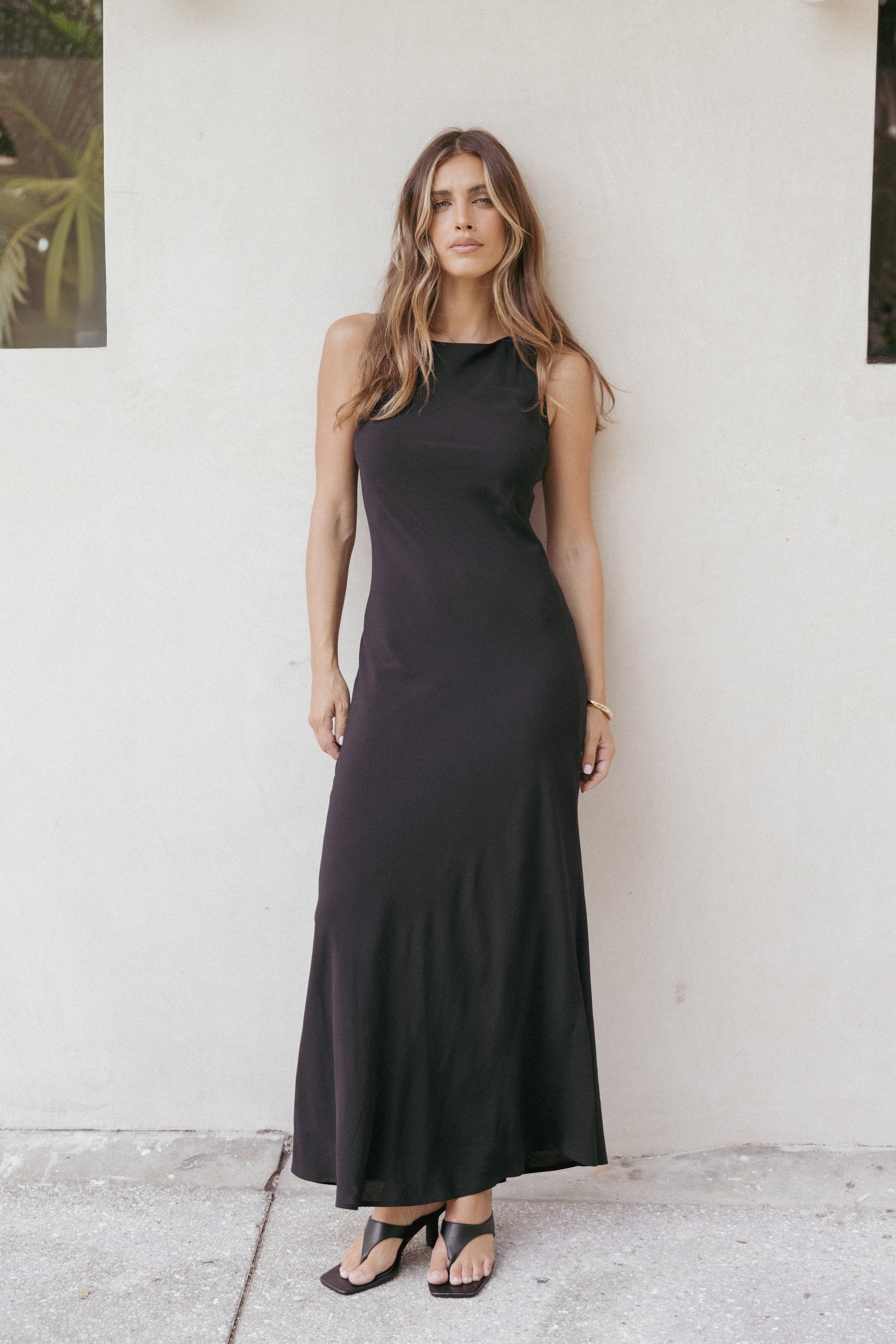 Flavia Maxi Dress - Black