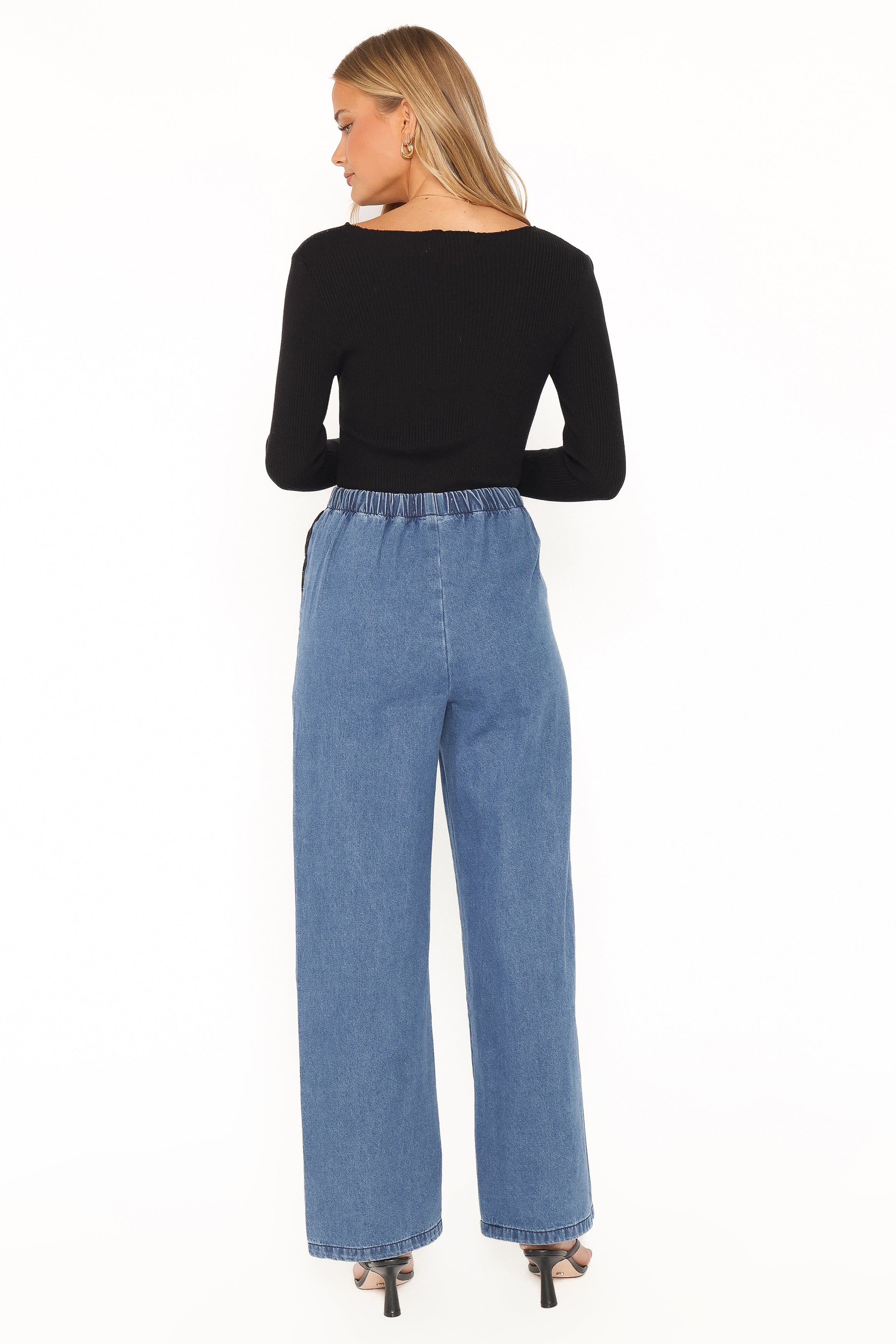 Fletcher Denim Racer Pants - Indigo Lace